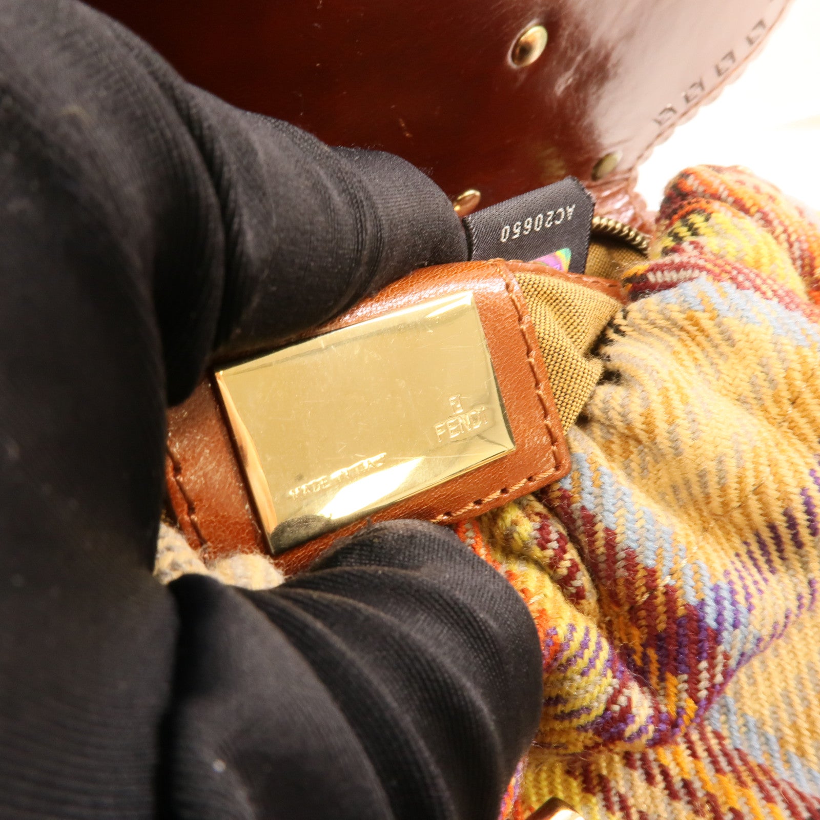 FENDI 棉質Vintage Bag手挽袋