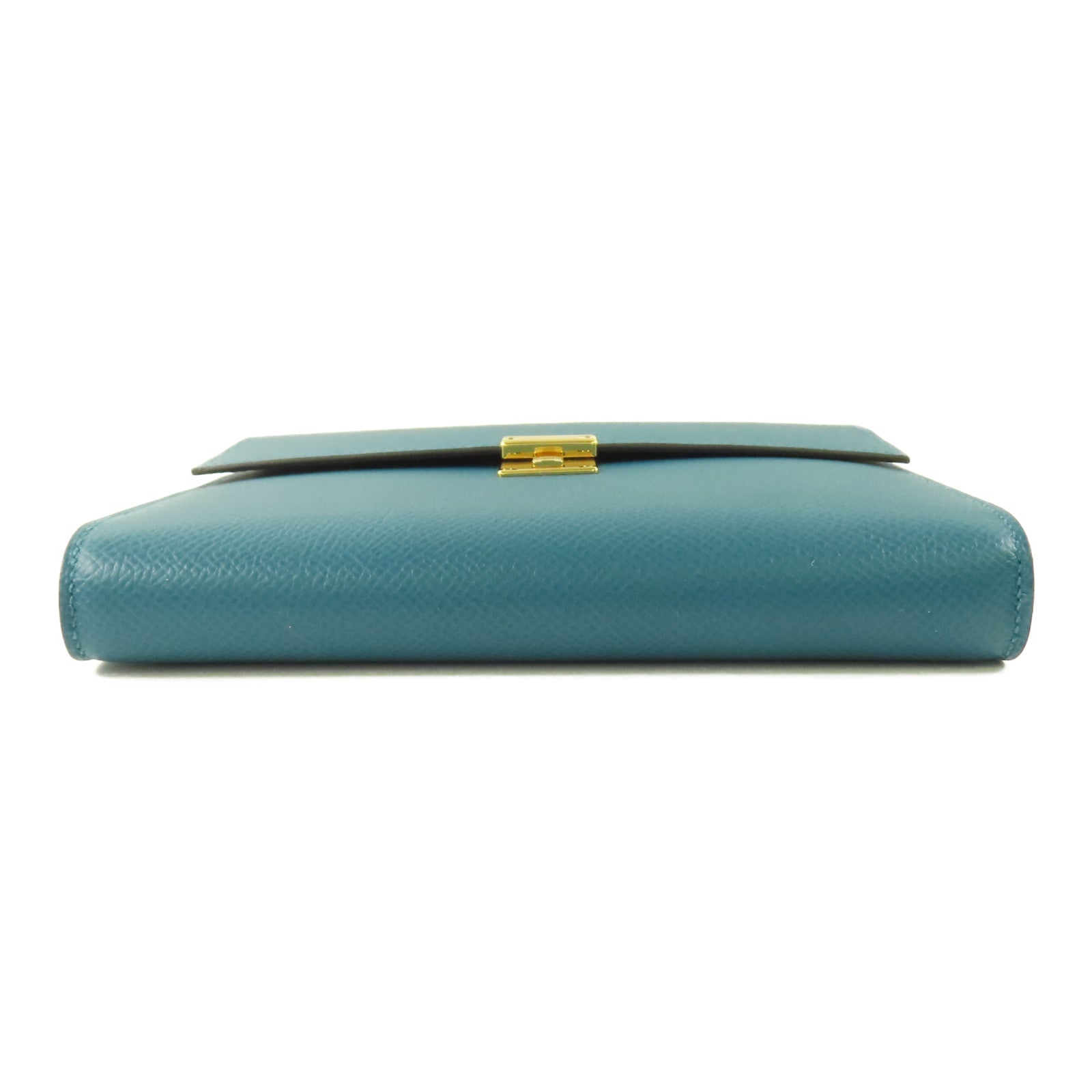 HERMES Epsom皮革Clic 16金扣肩背袋Malachite