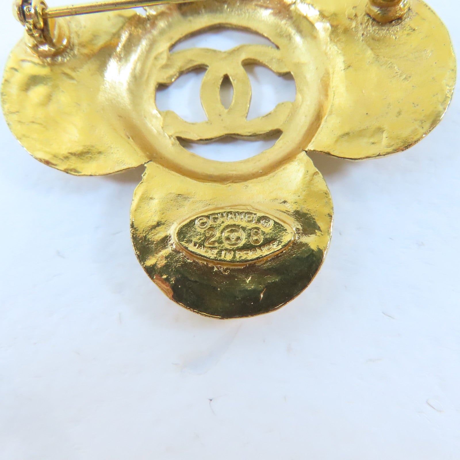 CHANEL 金屬Brooch胸針金色