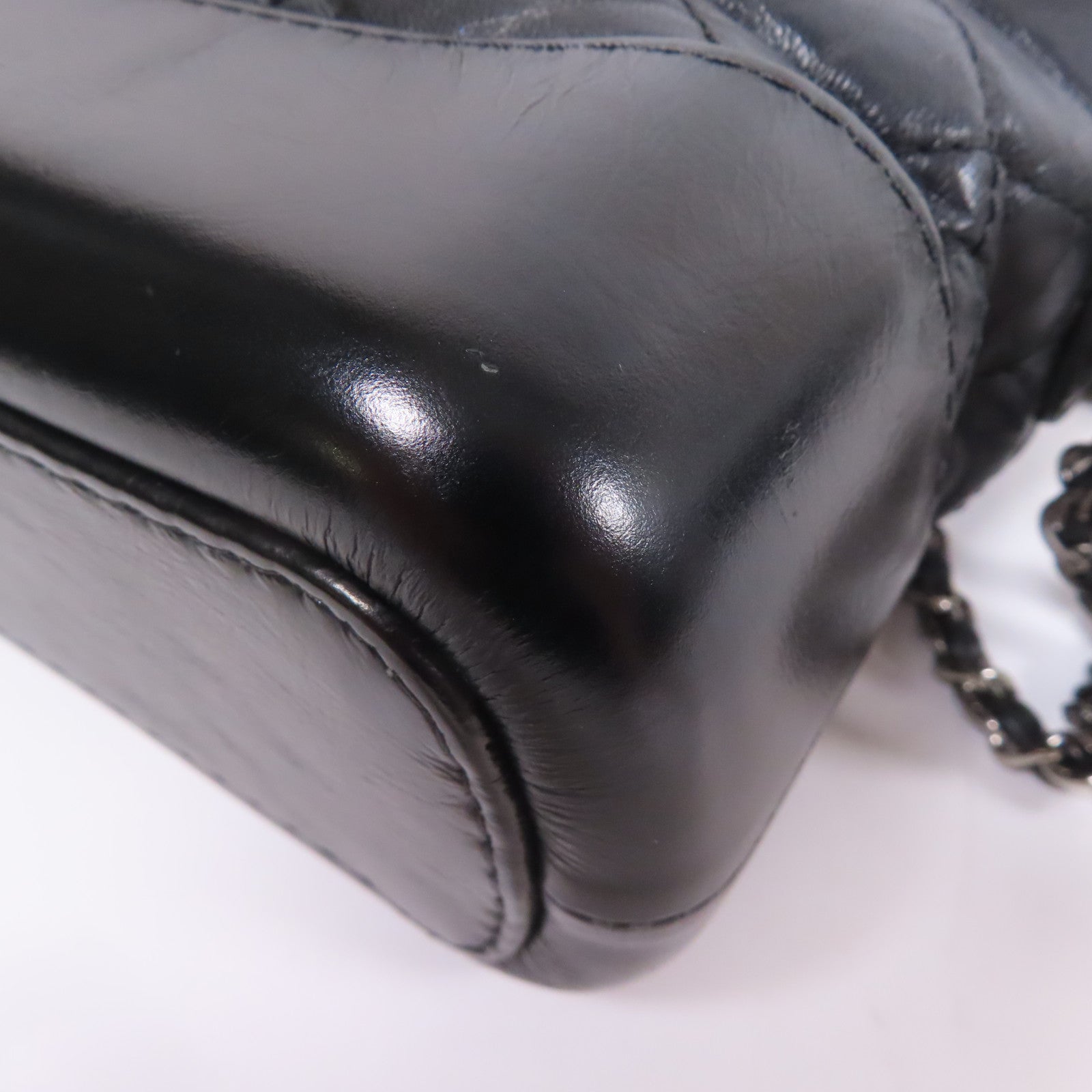 CHANEL 牛皮皮革Gabrielle鏈帶肩背袋