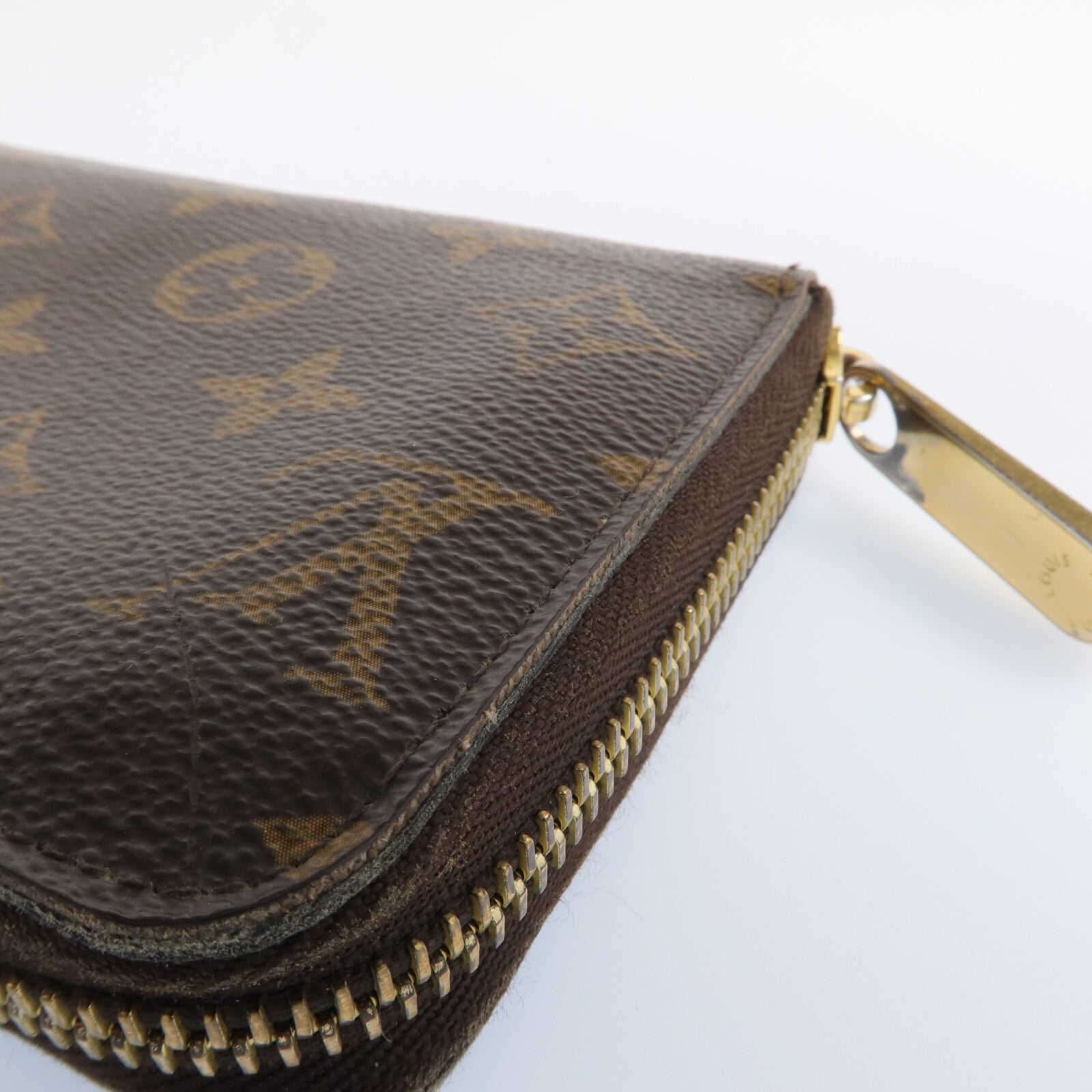 LOUIS VUITTON Monogram Zipper Long Wallet金扣長錢包