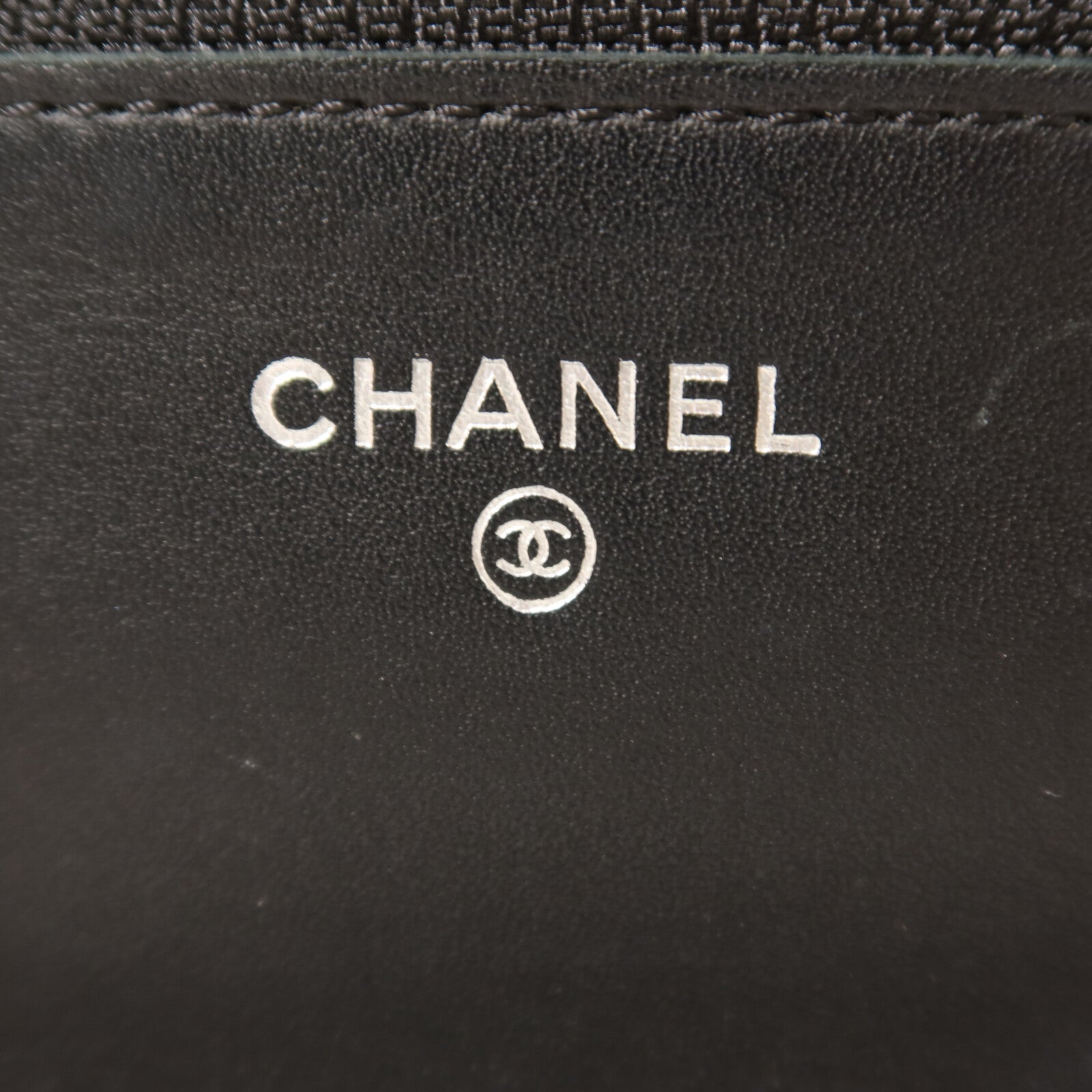 CHANEL 牛皮皮革Timeless CC Wallet On Chain銀扣鏈帶肩背袋