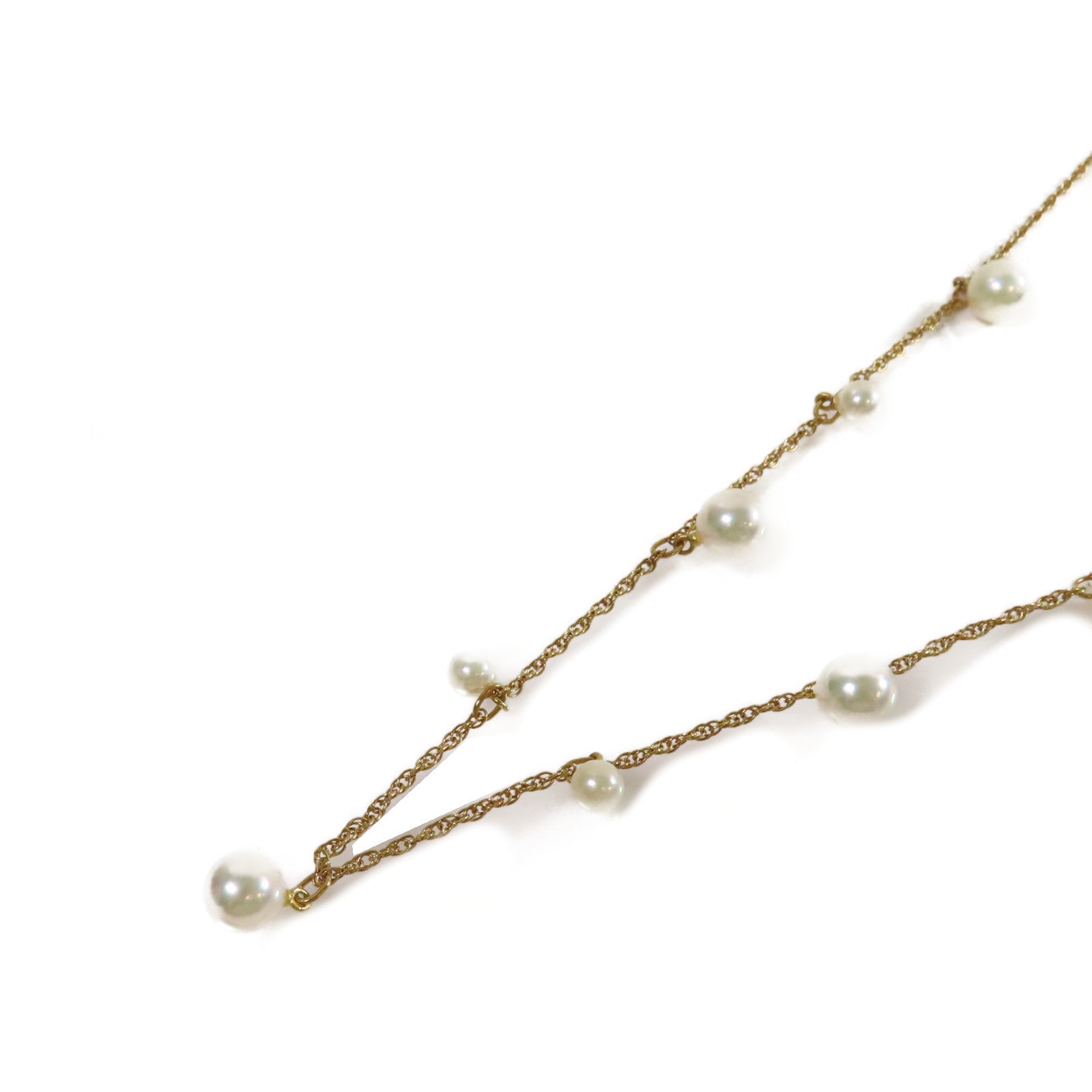 MIKIMOTO 18K黃金/珍珠Pearl Necklace項鏈