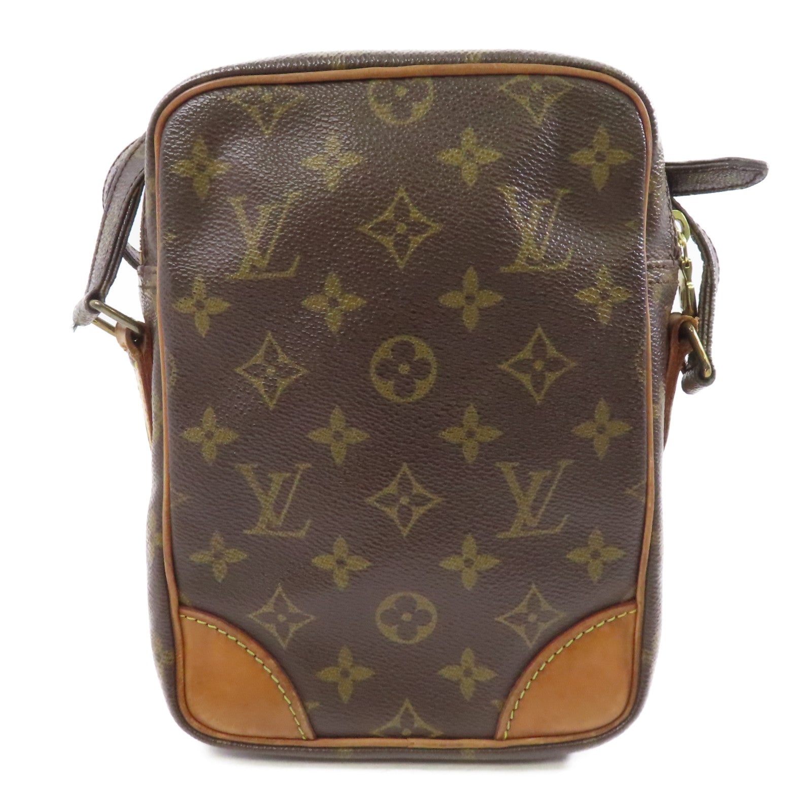 LOUIS VUITTON Monogram Amazon金扣肩背袋啡色