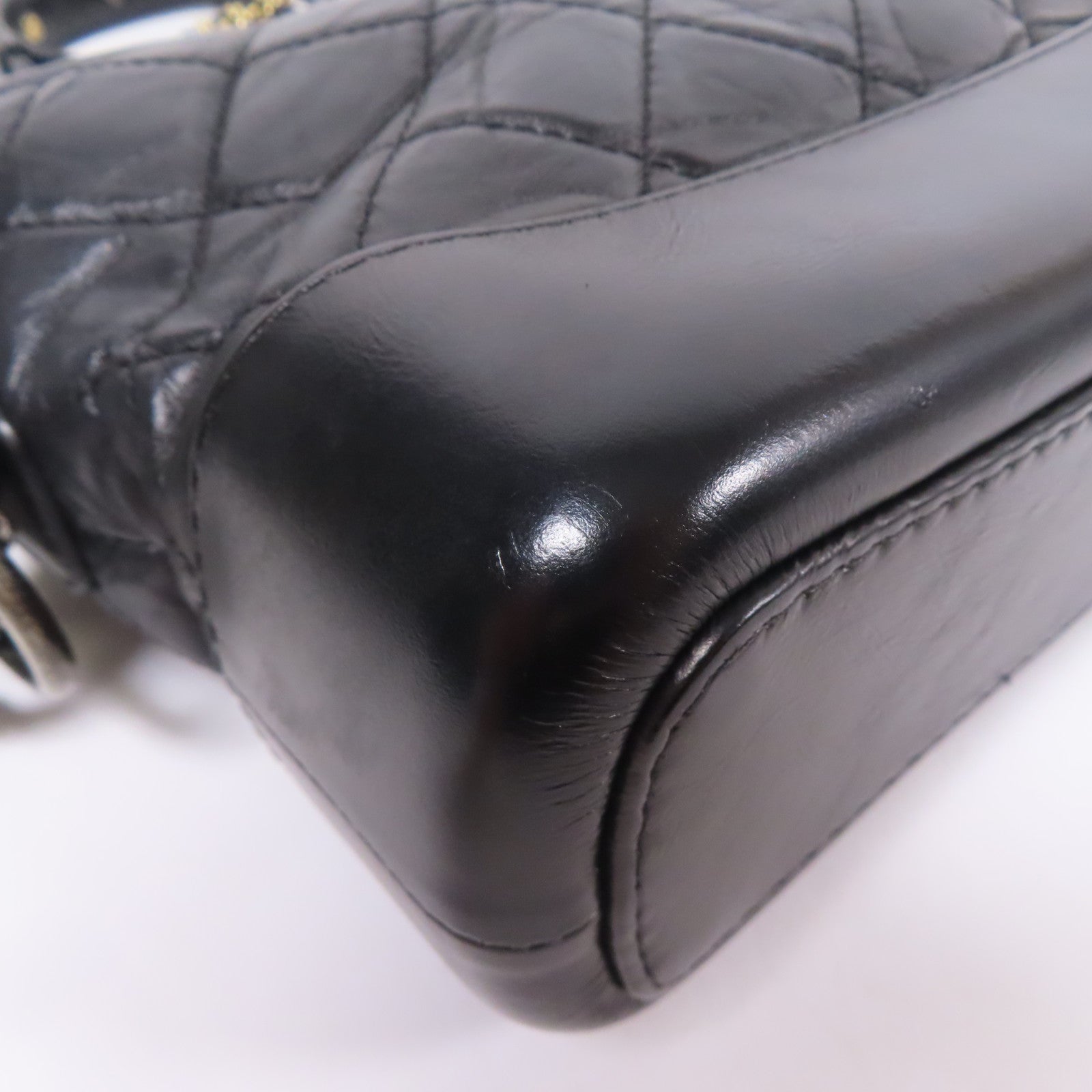 CHANEL 牛皮皮革Gabrielle鏈帶肩背袋