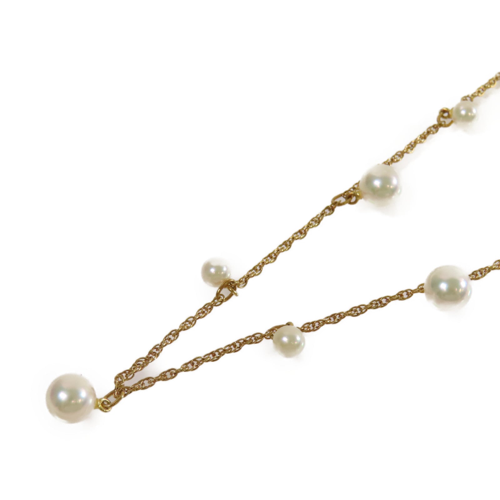 MIKIMOTO 18K黃金/珍珠Pearl Necklace項鏈