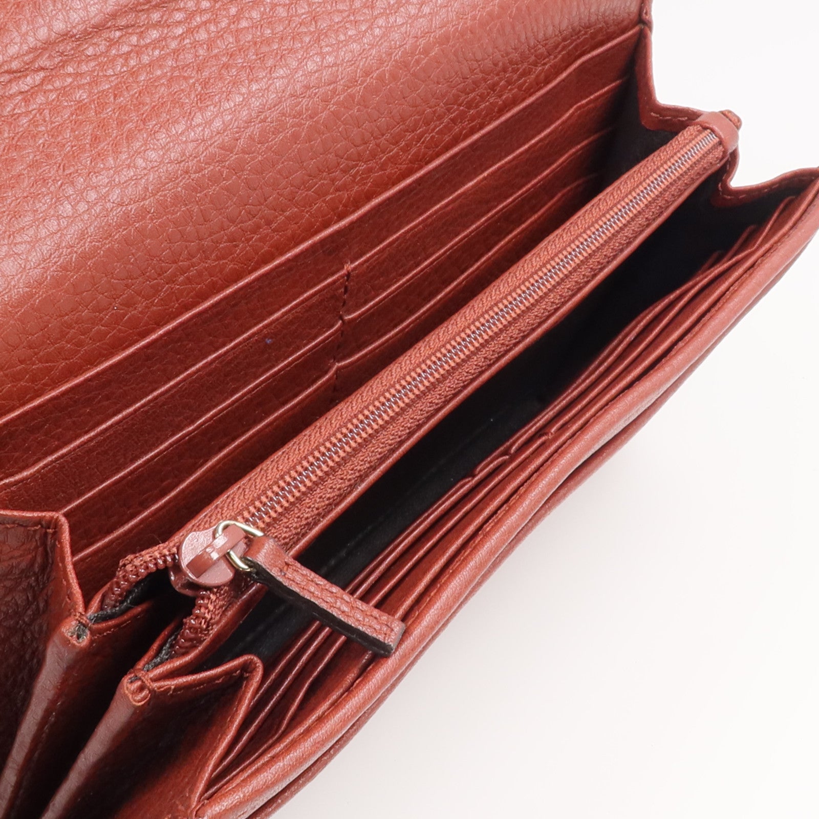 GUCCI 牛皮皮革Long Wallet金扣長錢包