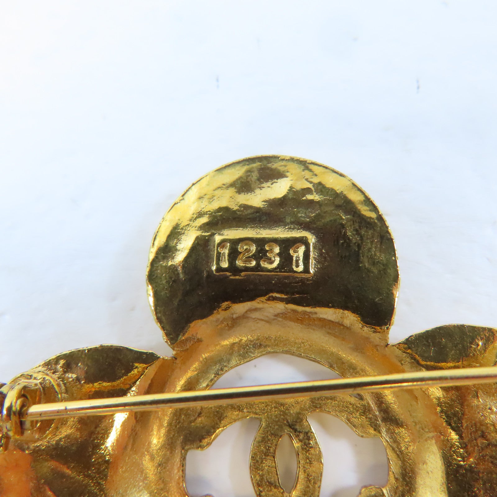 CHANEL 金屬Brooch胸針金色