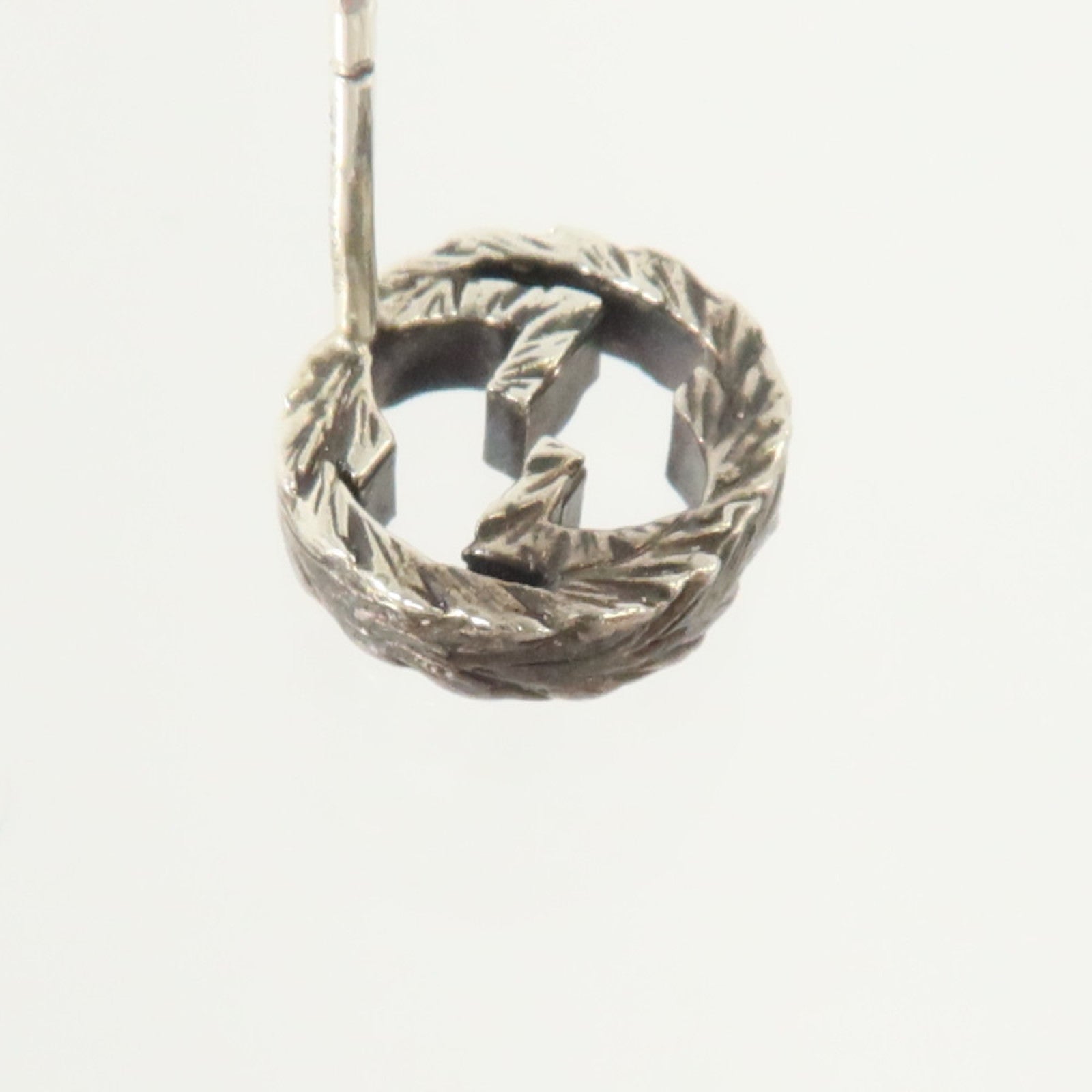 GUCCI 925純銀Interlocking G Earring耳環