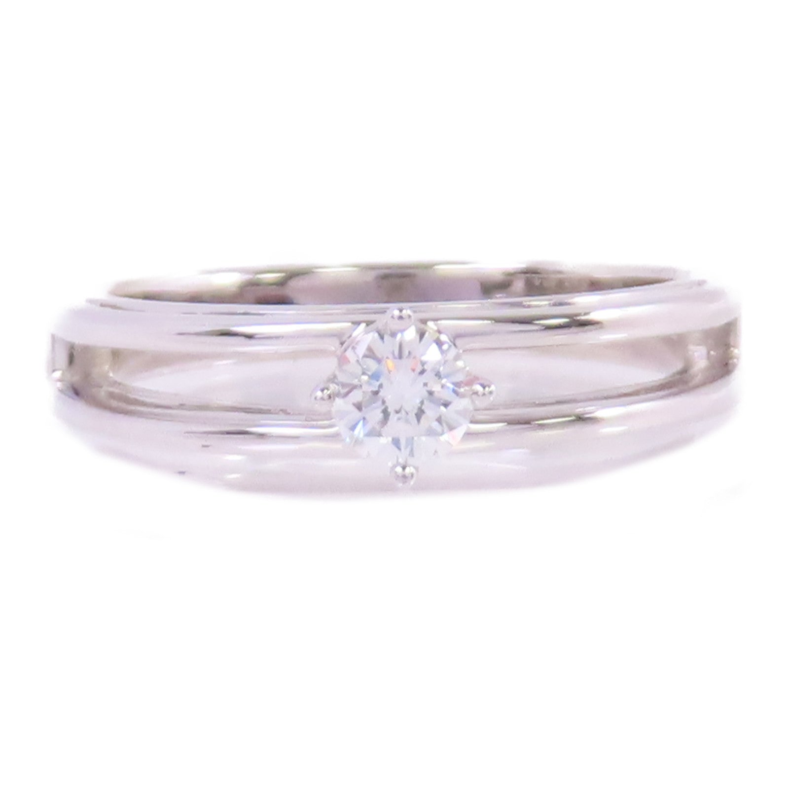 JEWELRY 【激減優惠】18K白金/鑽石Diamond Ring戒指US#5.5