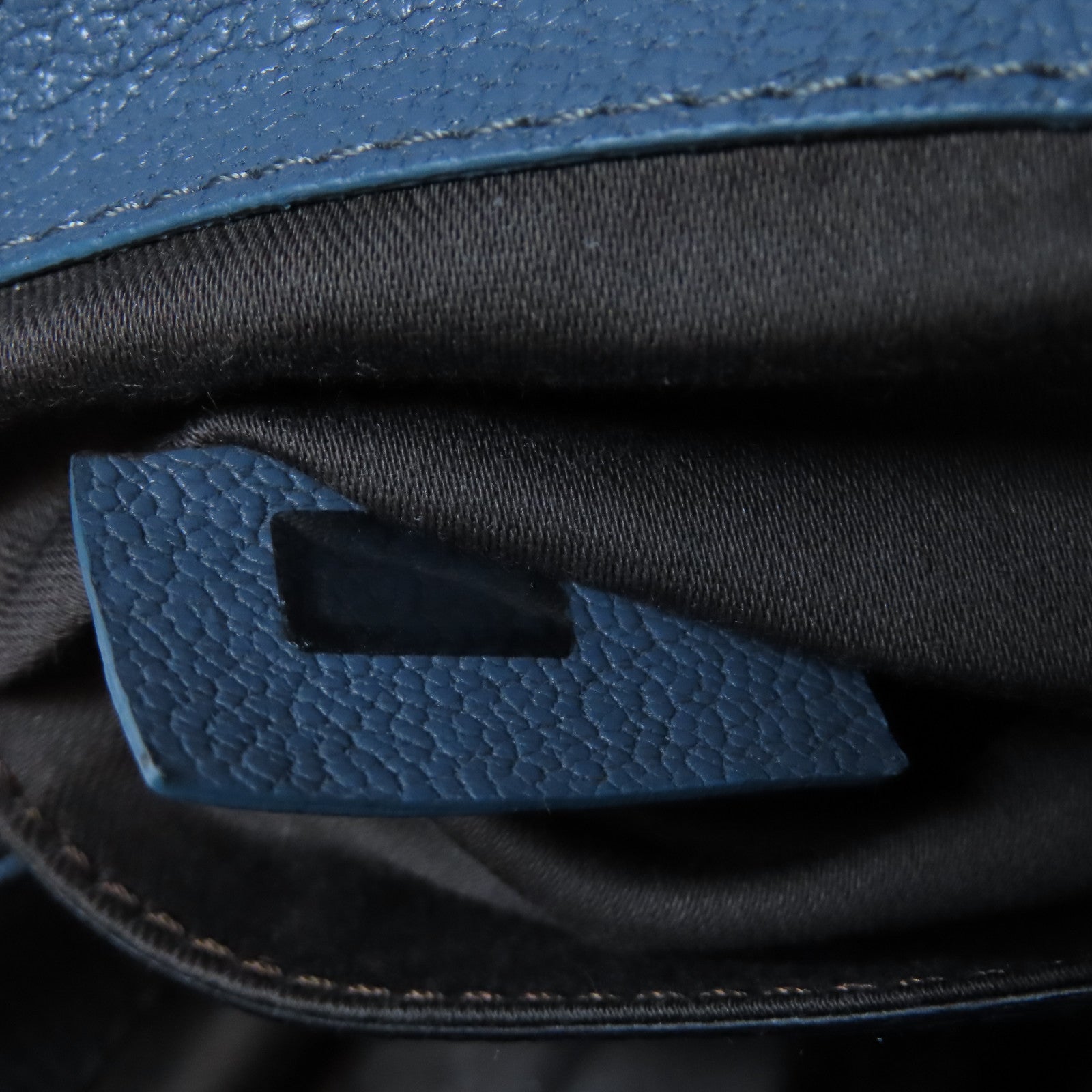 Chloe 【激減優惠】牛皮皮革2 Way Shoulder Bag金扣手挽肩背兩用袋藍色