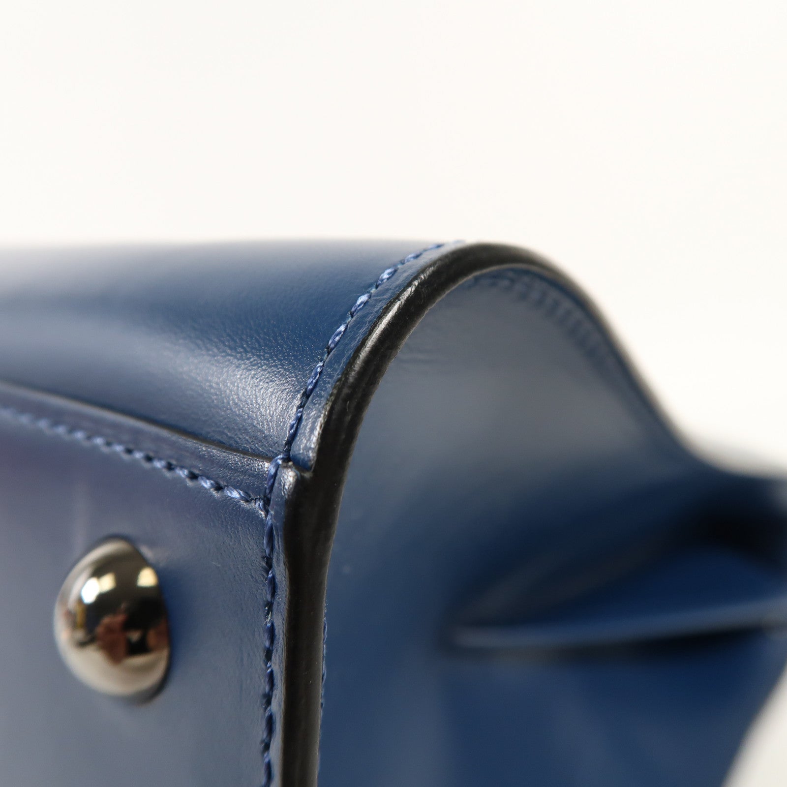 Delvaux 牛皮皮革Brillant MM銀扣手挽肩背兩用袋