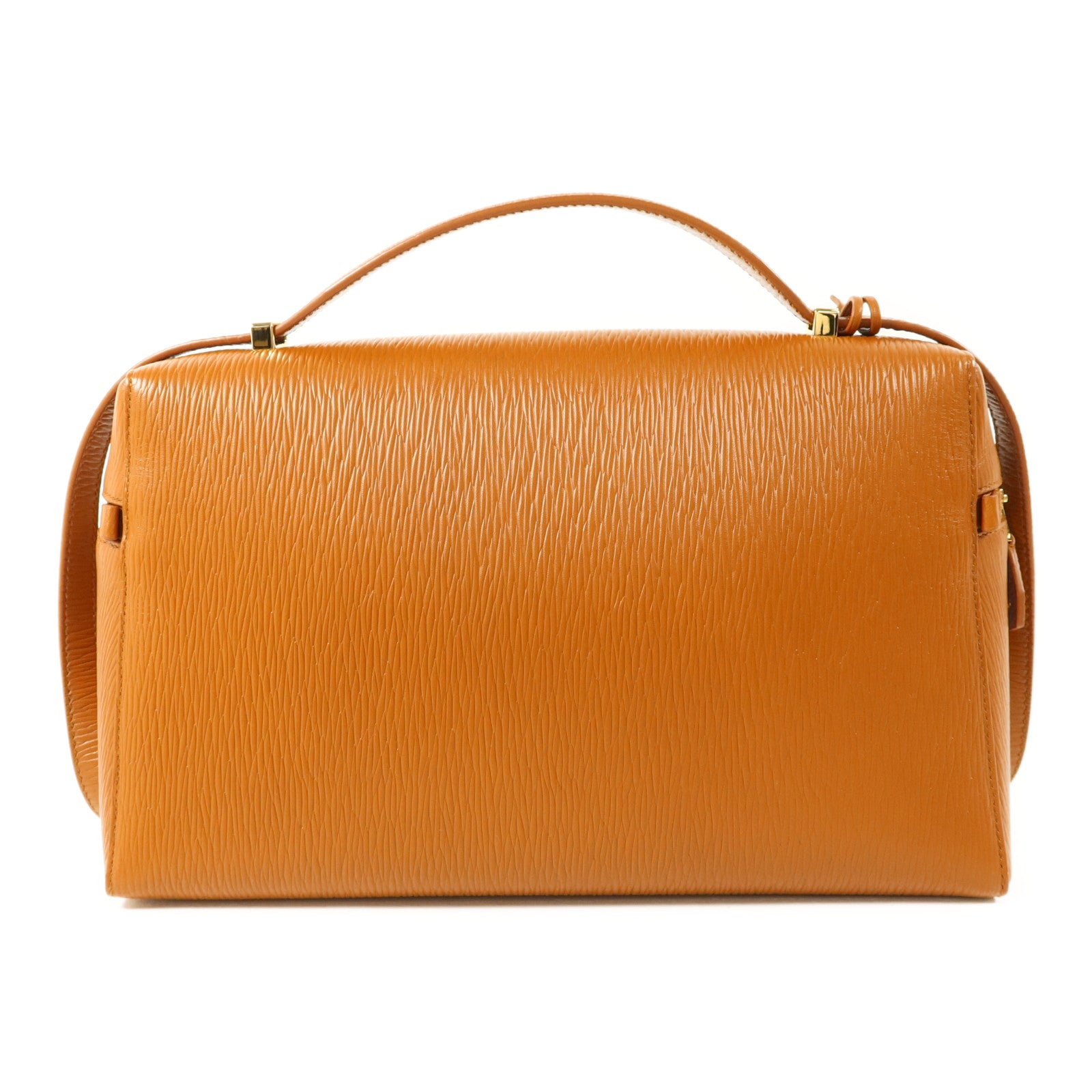 Loro Piana 牛皮皮革Extra Bag L27金扣肩背袋