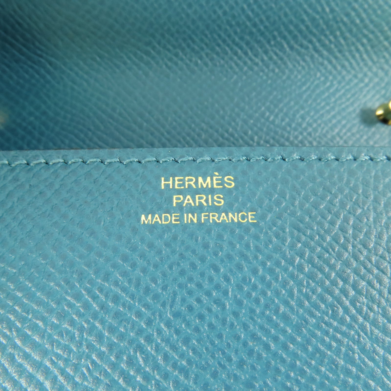HERMES Epsom皮革Clic 16金扣肩背袋Malachite
