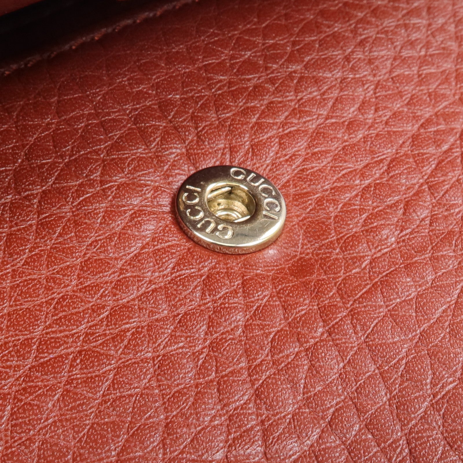 GUCCI 牛皮皮革Long Wallet金扣長錢包