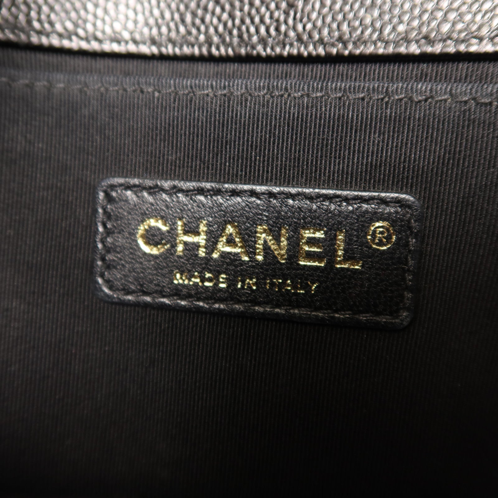 CHANEL 【激減優惠】牛皮皮革Boy 20金扣鏈帶肩背袋