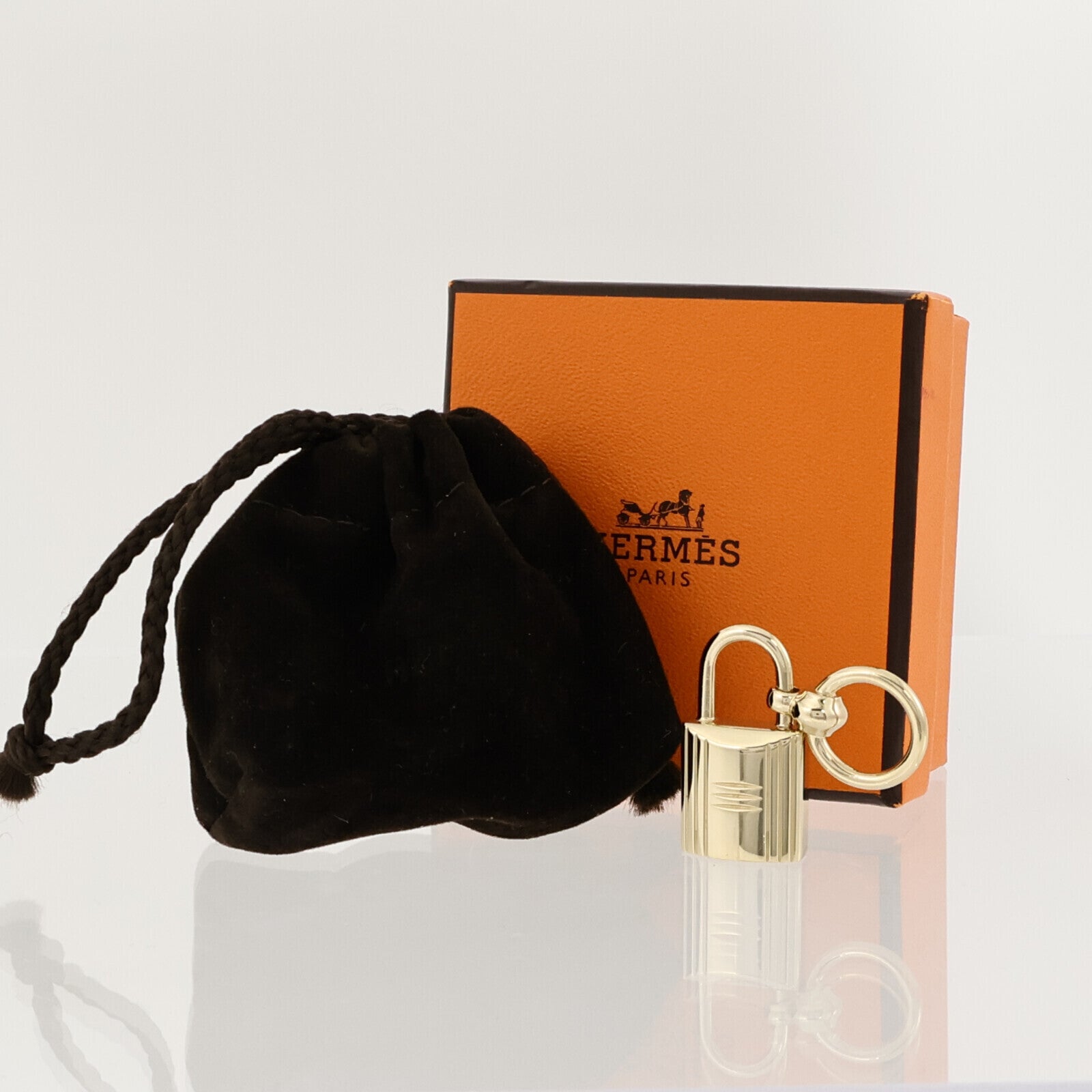 HERMES 金屬Kelly Cadenas Twilly Ring絲巾扣