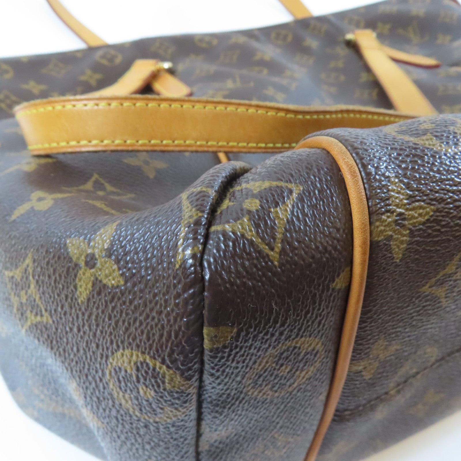 LOUIS VUITTON Monogram Totally GM Shoulder Bag金扣肩背袋啡色