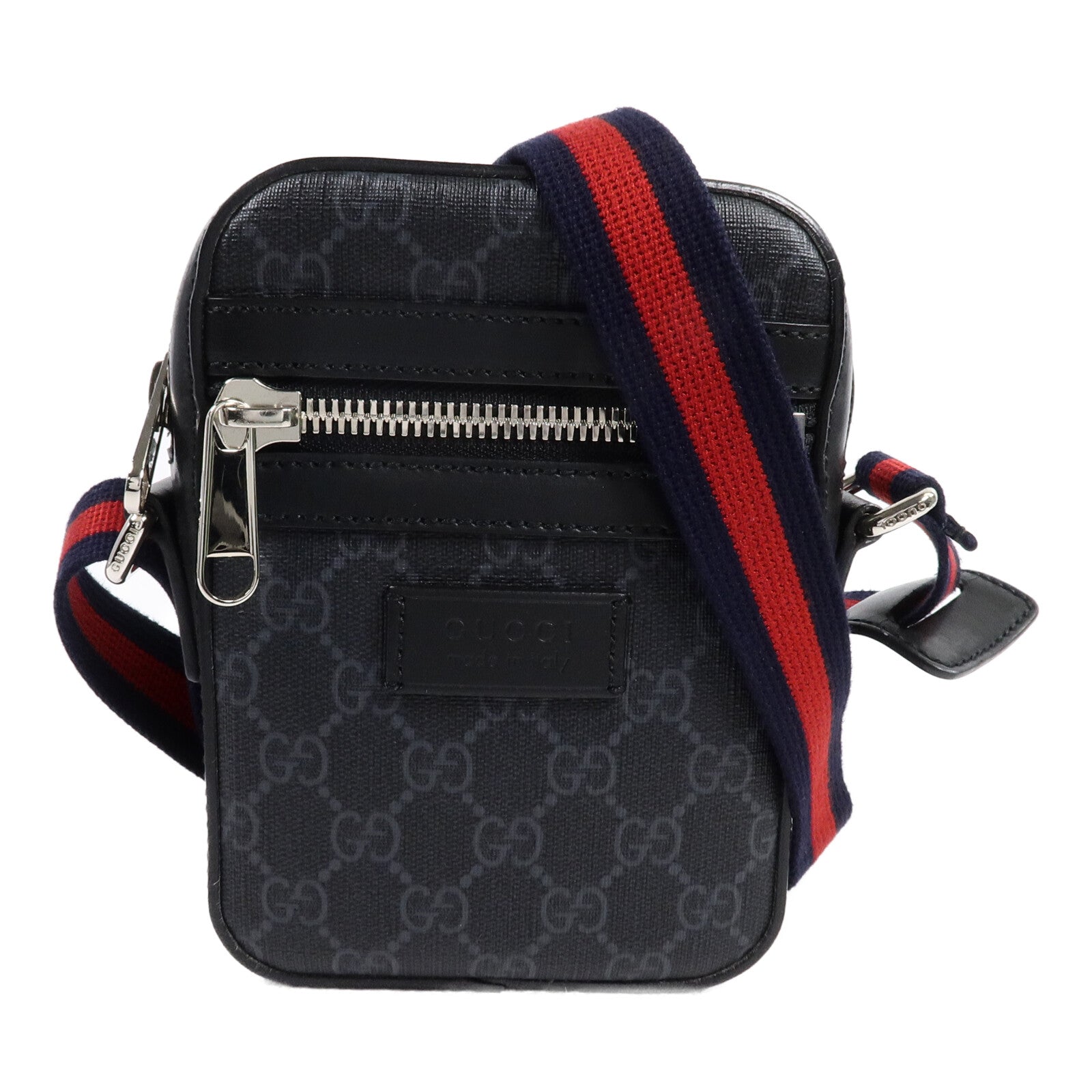 GUCCI 塗層帆布GG Supreme Messenger肩背袋
