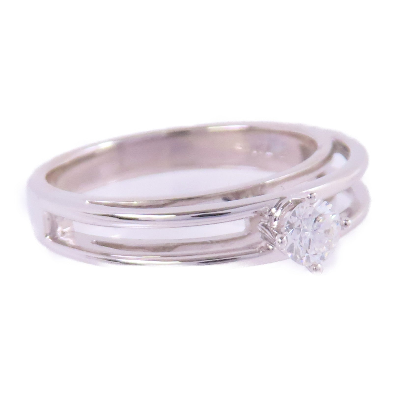 JEWELRY 【激減優惠】18K白金/鑽石Diamond Ring戒指US#5.5