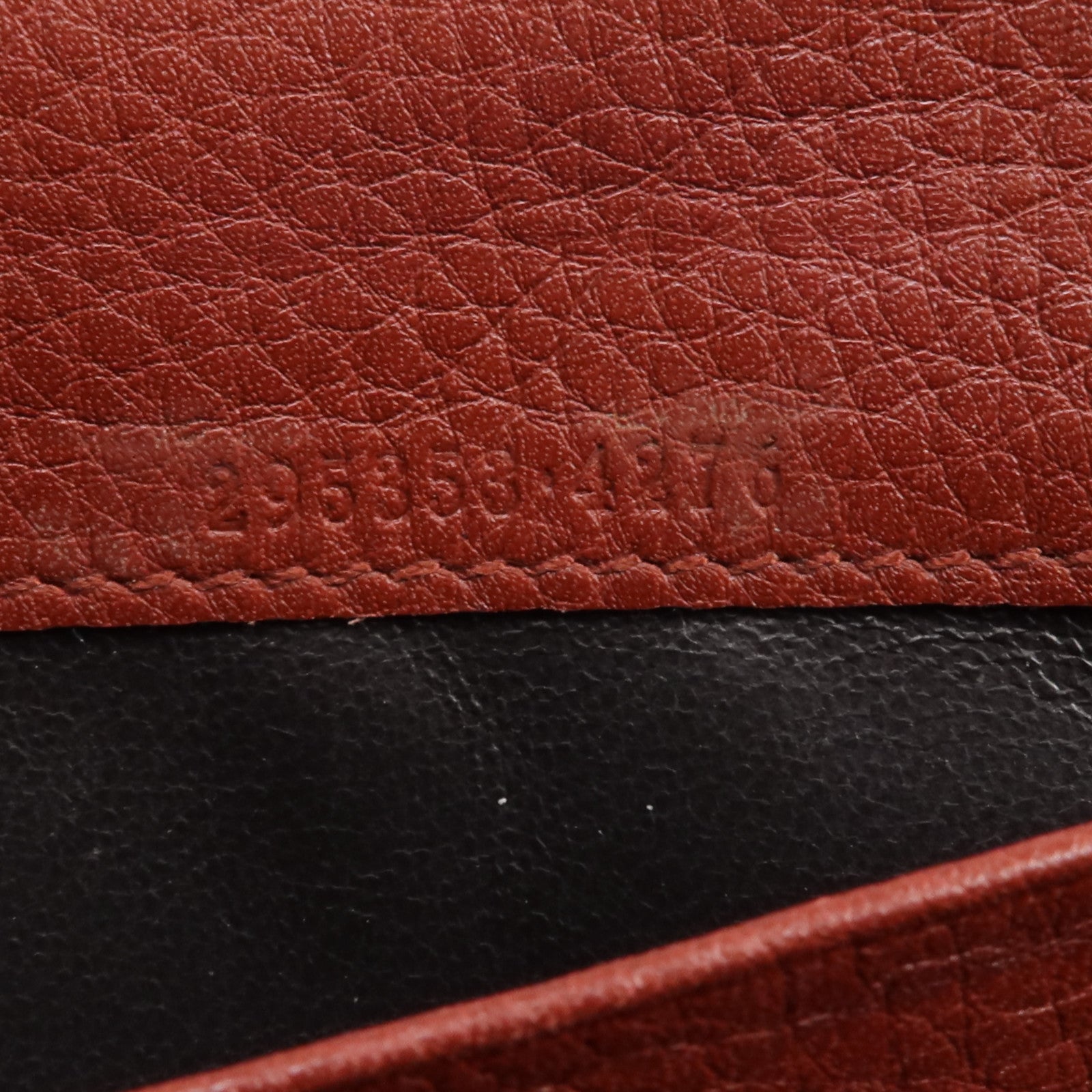 GUCCI 牛皮皮革Long Wallet金扣長錢包