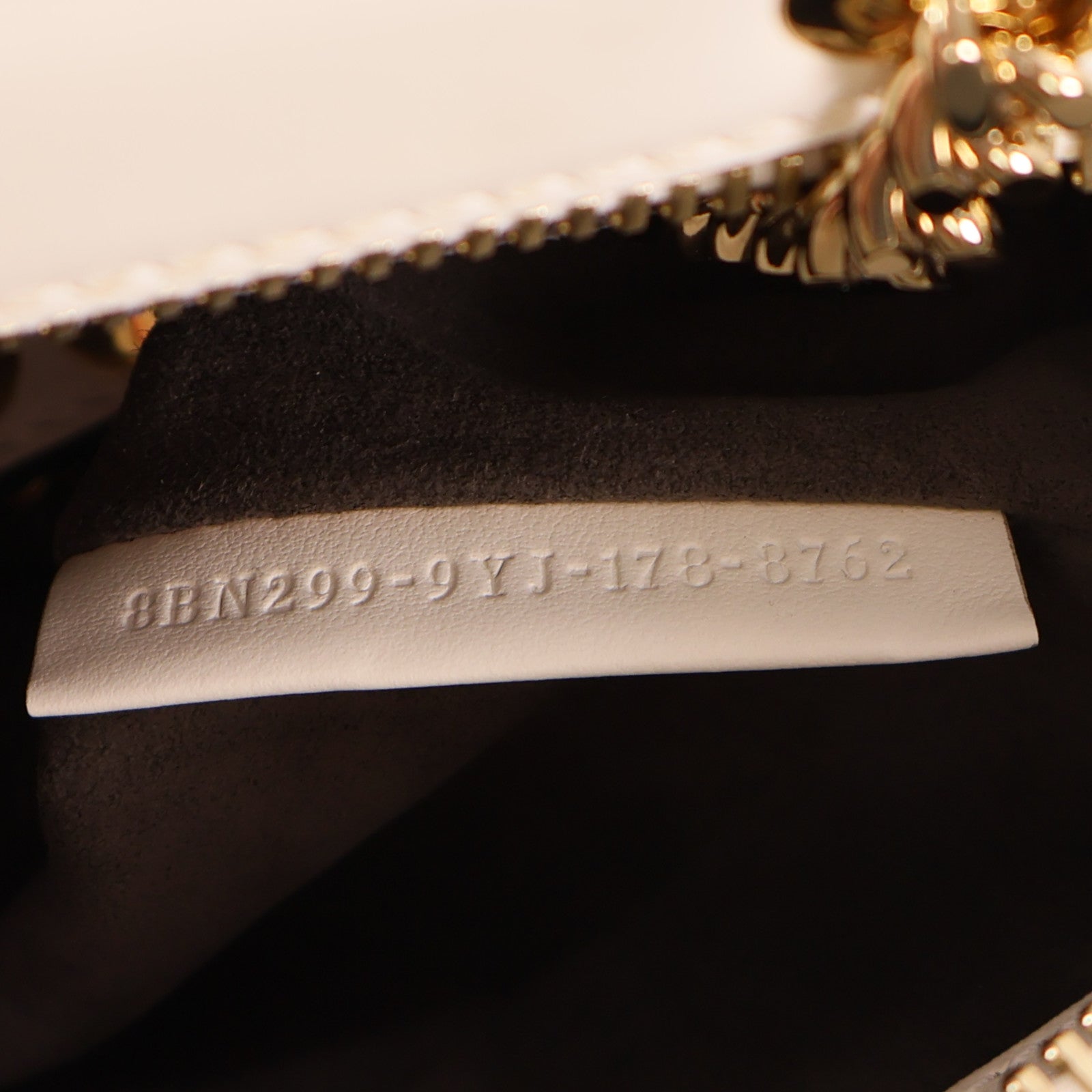 FENDI GHW Dotcom Bag Shoulder Bag 8BN299 Calfskin Leather White