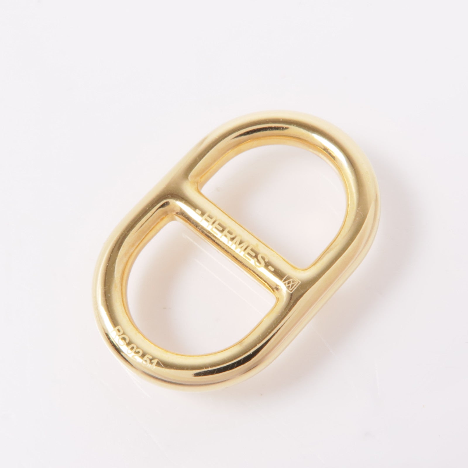 HERMES 金屬/皮革O'Maillon Earrings耳環