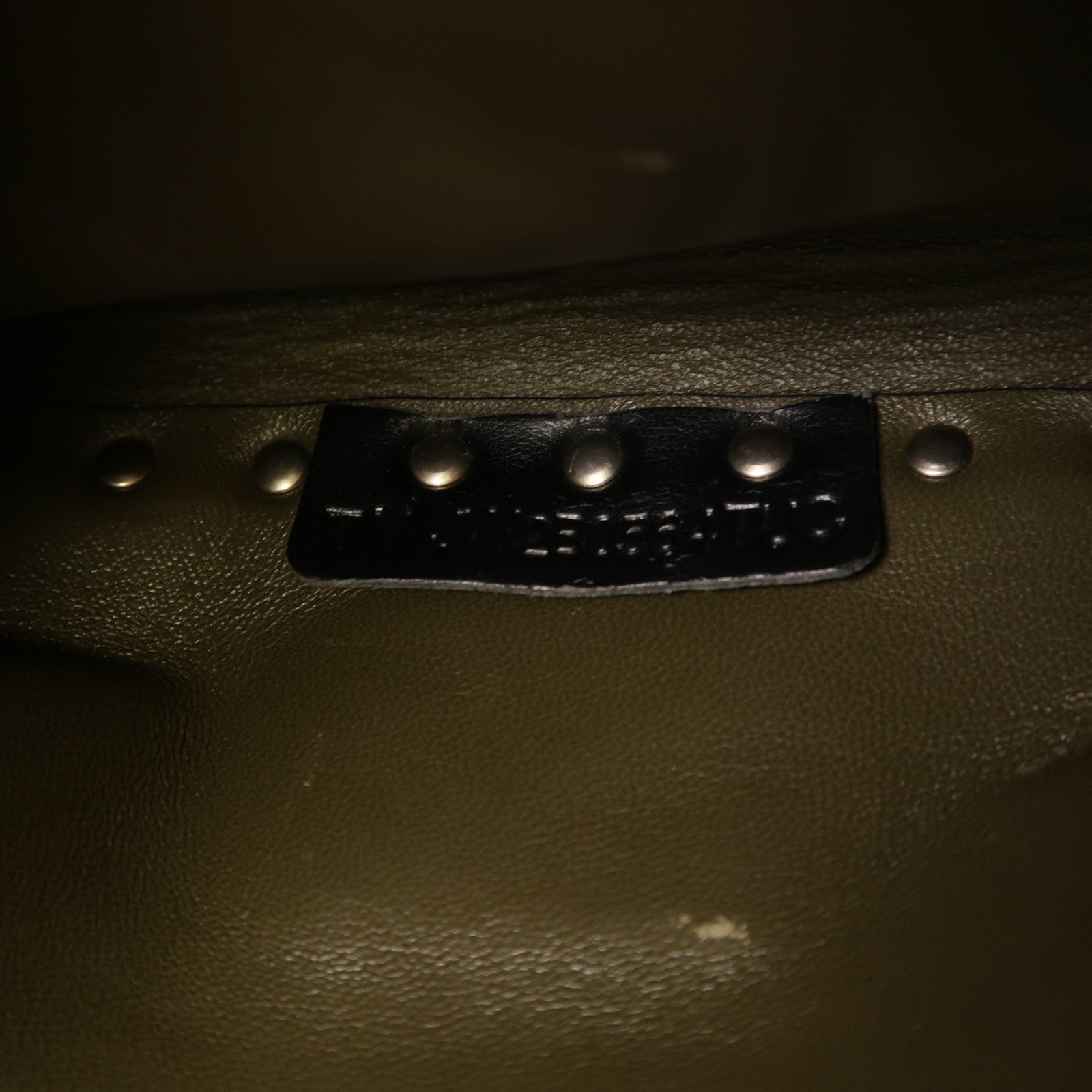 Valentino 皮革/帆布Shoulder Bag金扣肩背袋