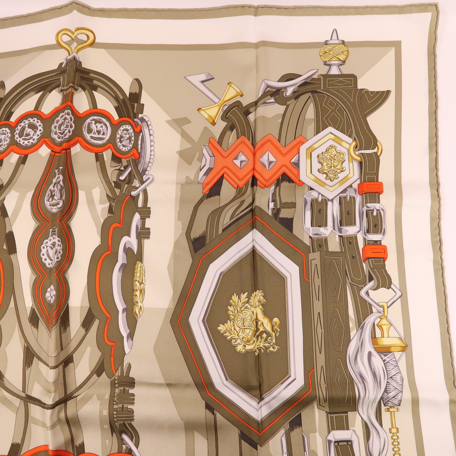 HERMES 絲質Scarf 90X90絲巾