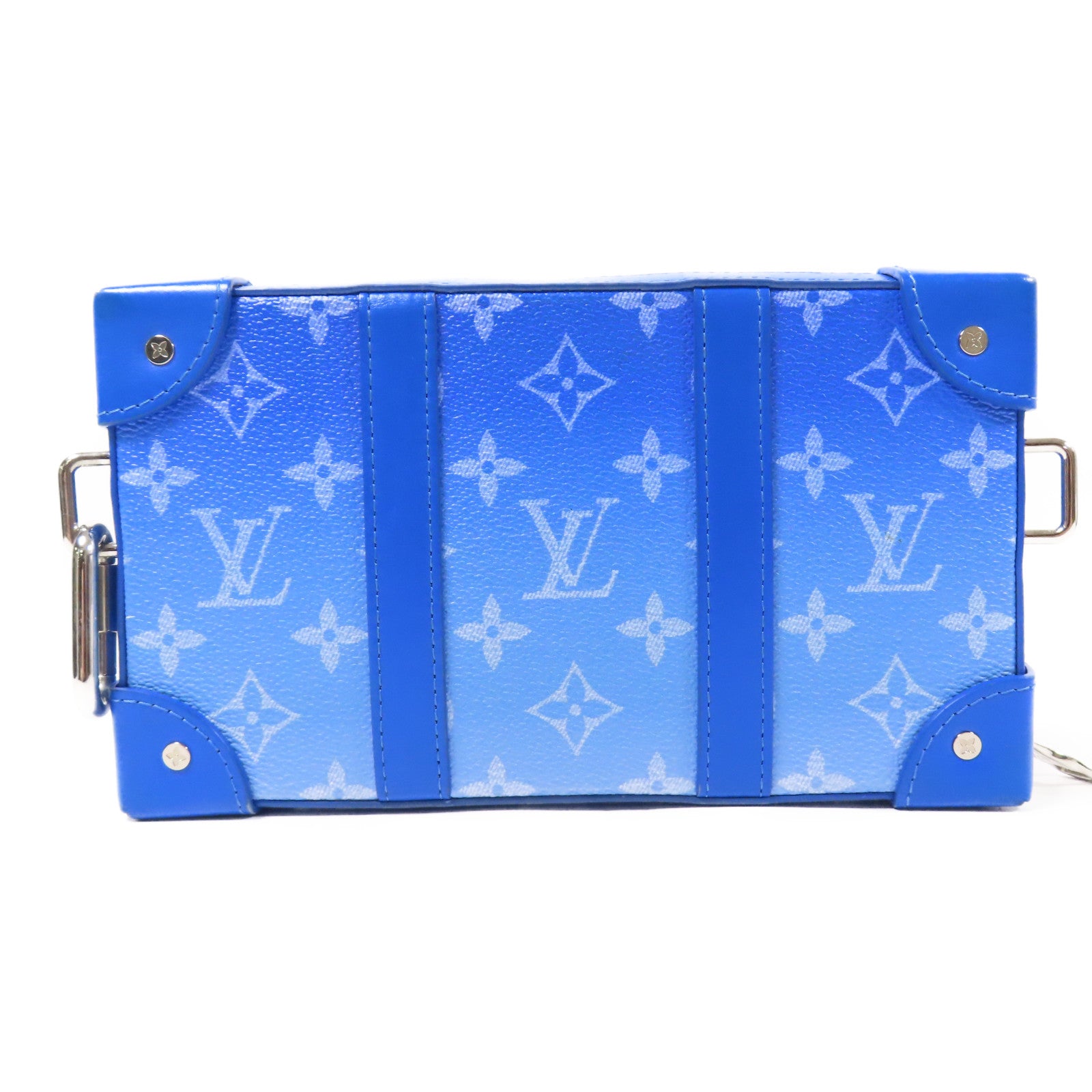 LOUIS VUITTON LV SHW Soft Trunk Wallet Shoulder Bag M45432 Monogram Clouds Blue