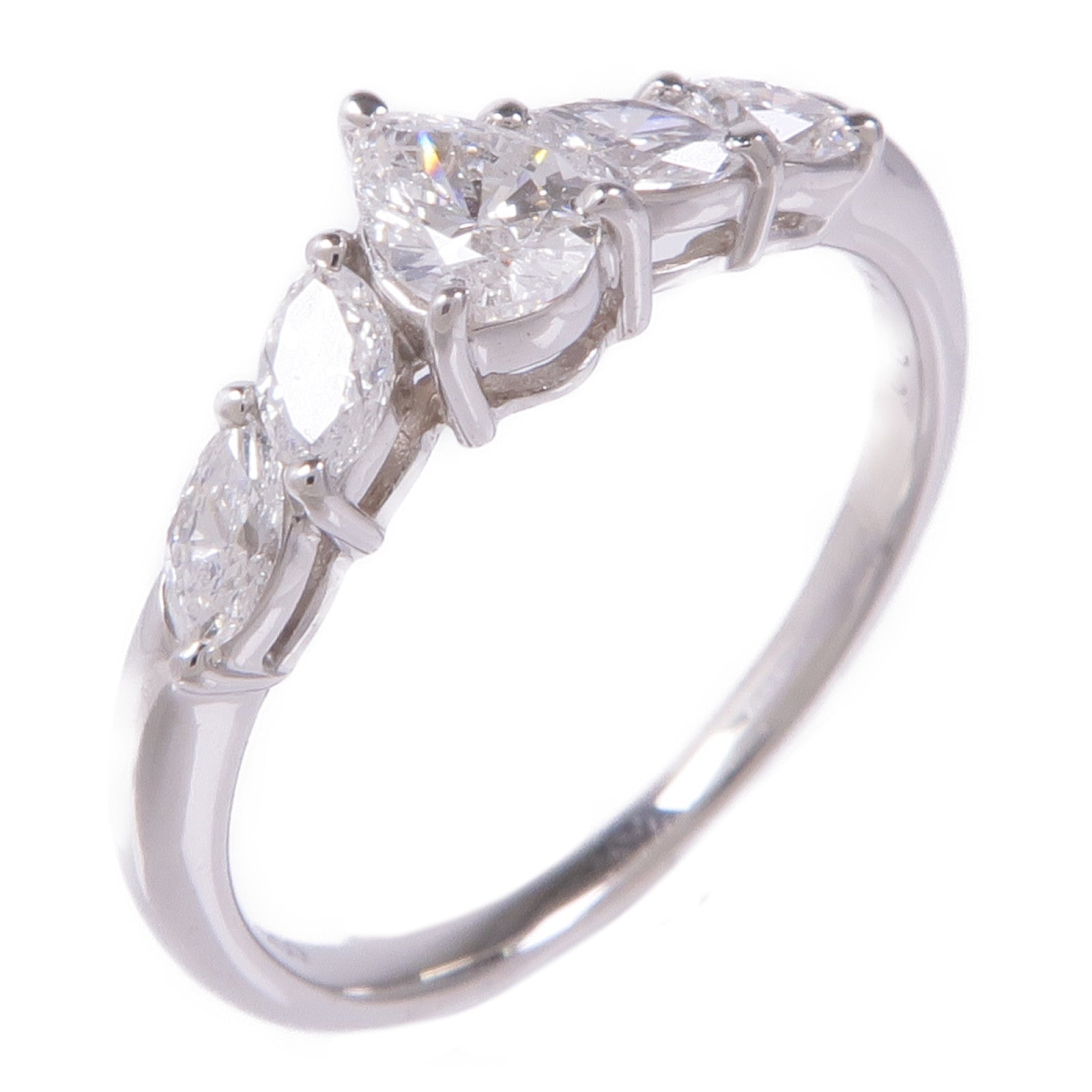 JEWELRY PT900鉑金Diamond Ring鑽石戒指US#5.25