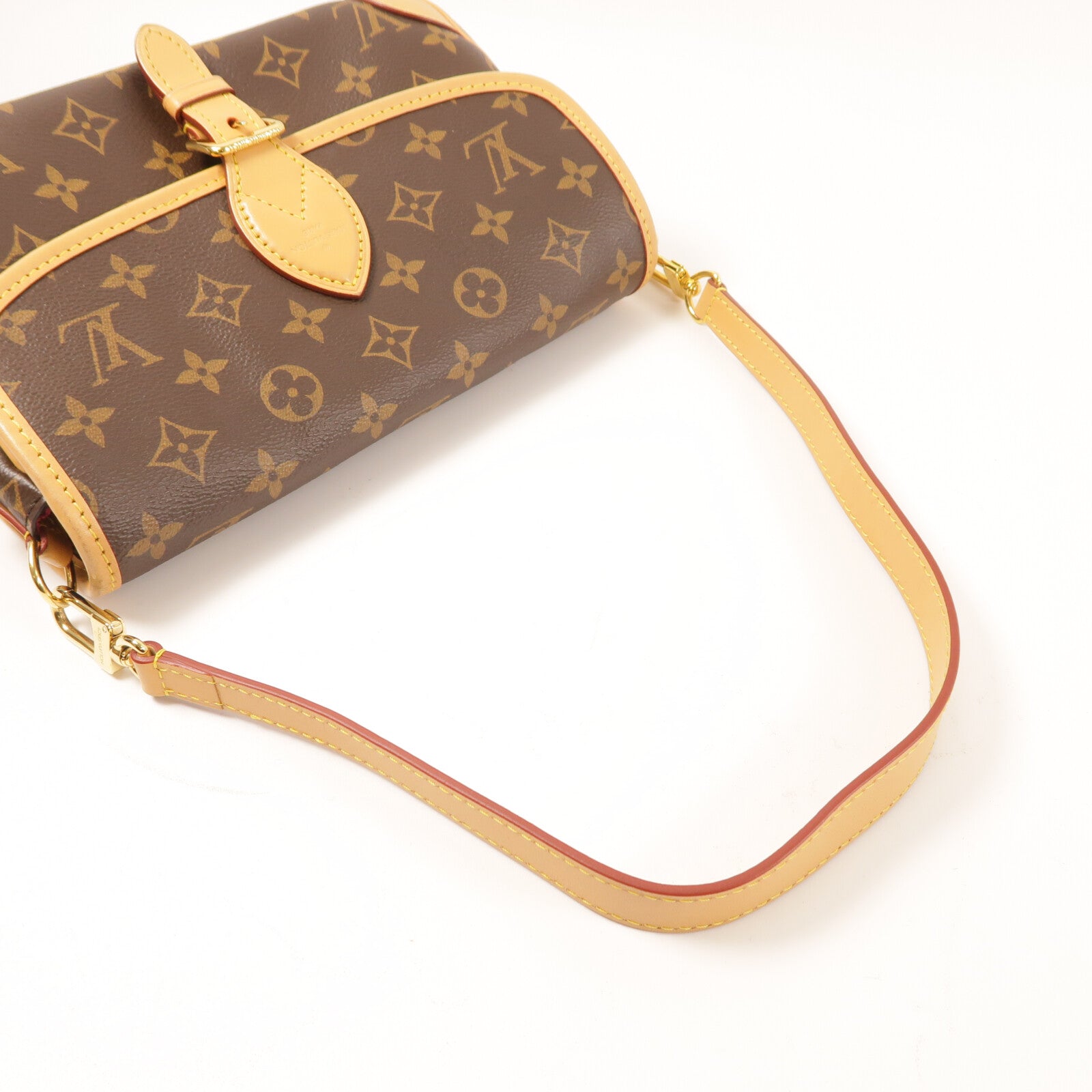 LOUIS VUITTON Monogram Diane金扣肩背袋