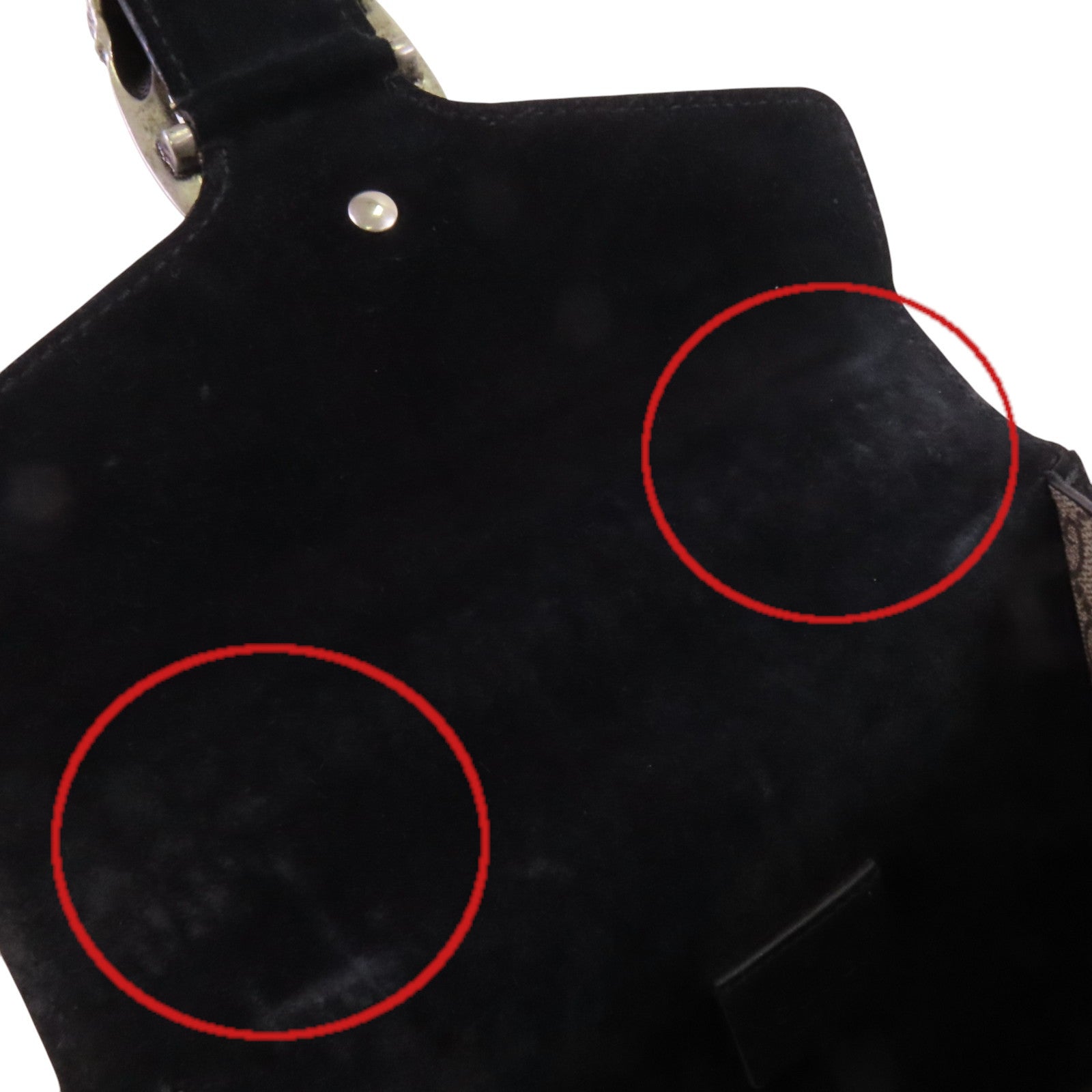 GUCCI 塗層帆布Dionysus GG Supreme Mini銀扣鏈帶肩背袋