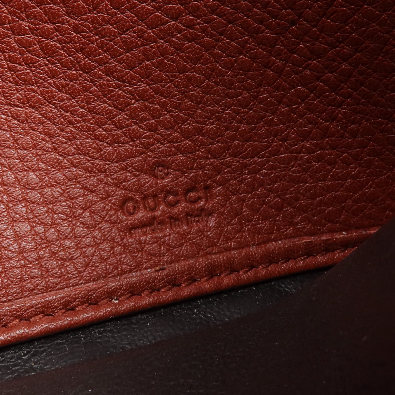 GUCCI 牛皮皮革Long Wallet金扣長錢包