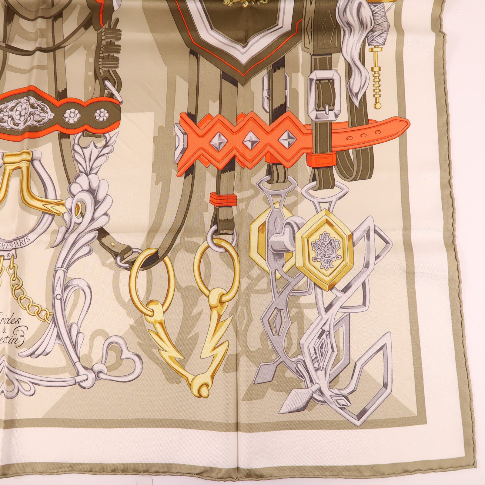 HERMES 絲質Scarf 90X90絲巾