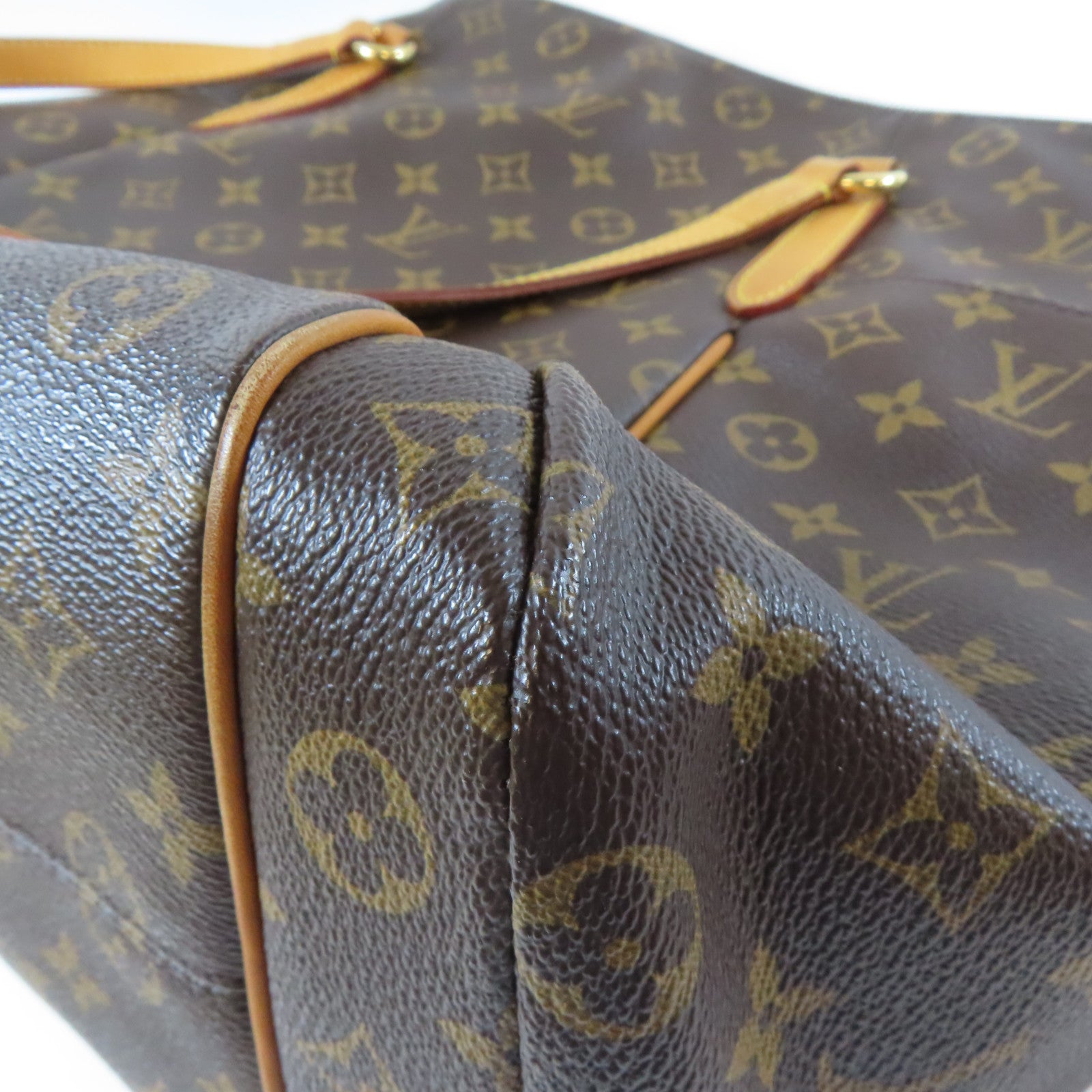LOUIS VUITTON Monogram Totally GM Shoulder Bag金扣肩背袋啡色