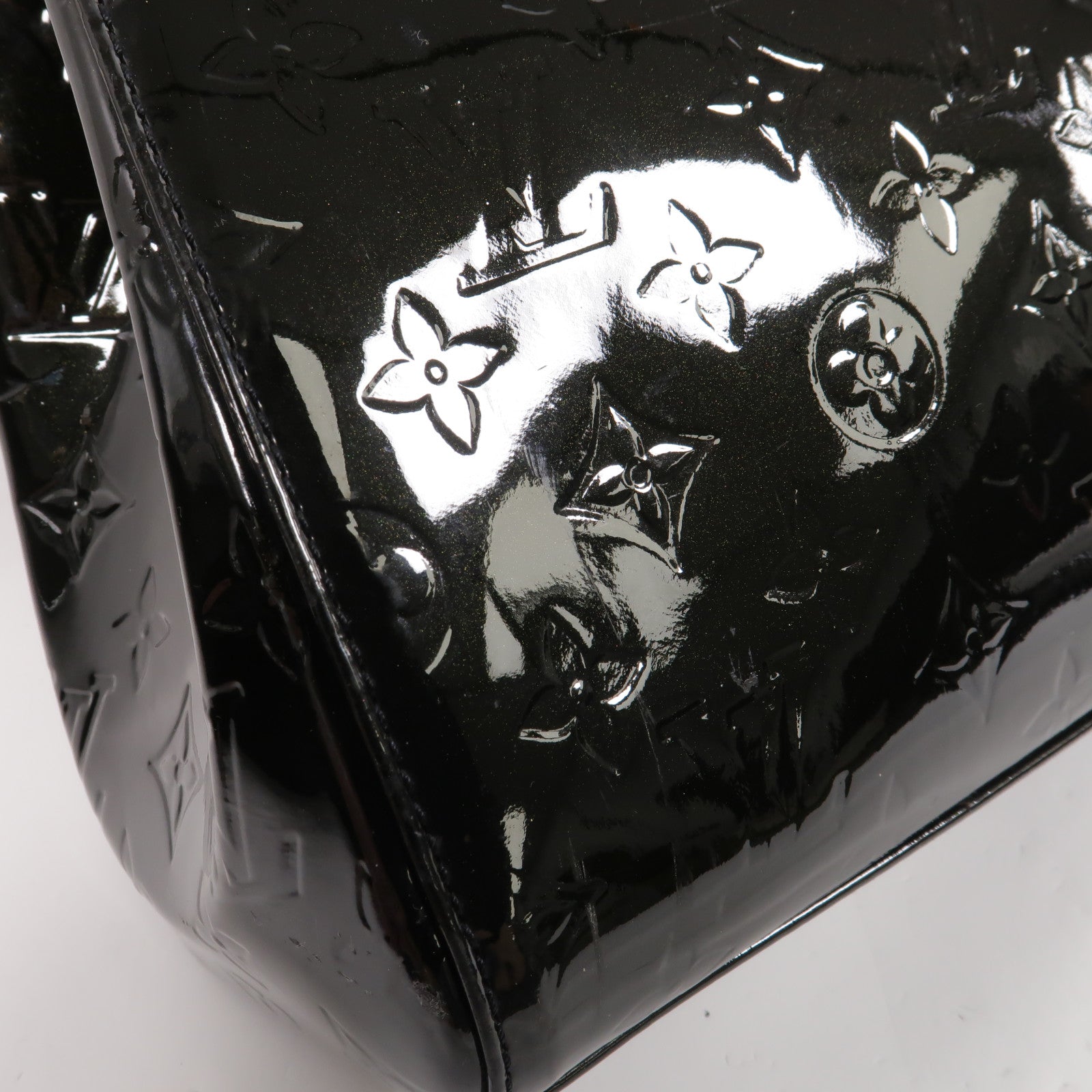 LOUIS VUITTON Vernis Brea MM金扣手挽肩背兩用袋
