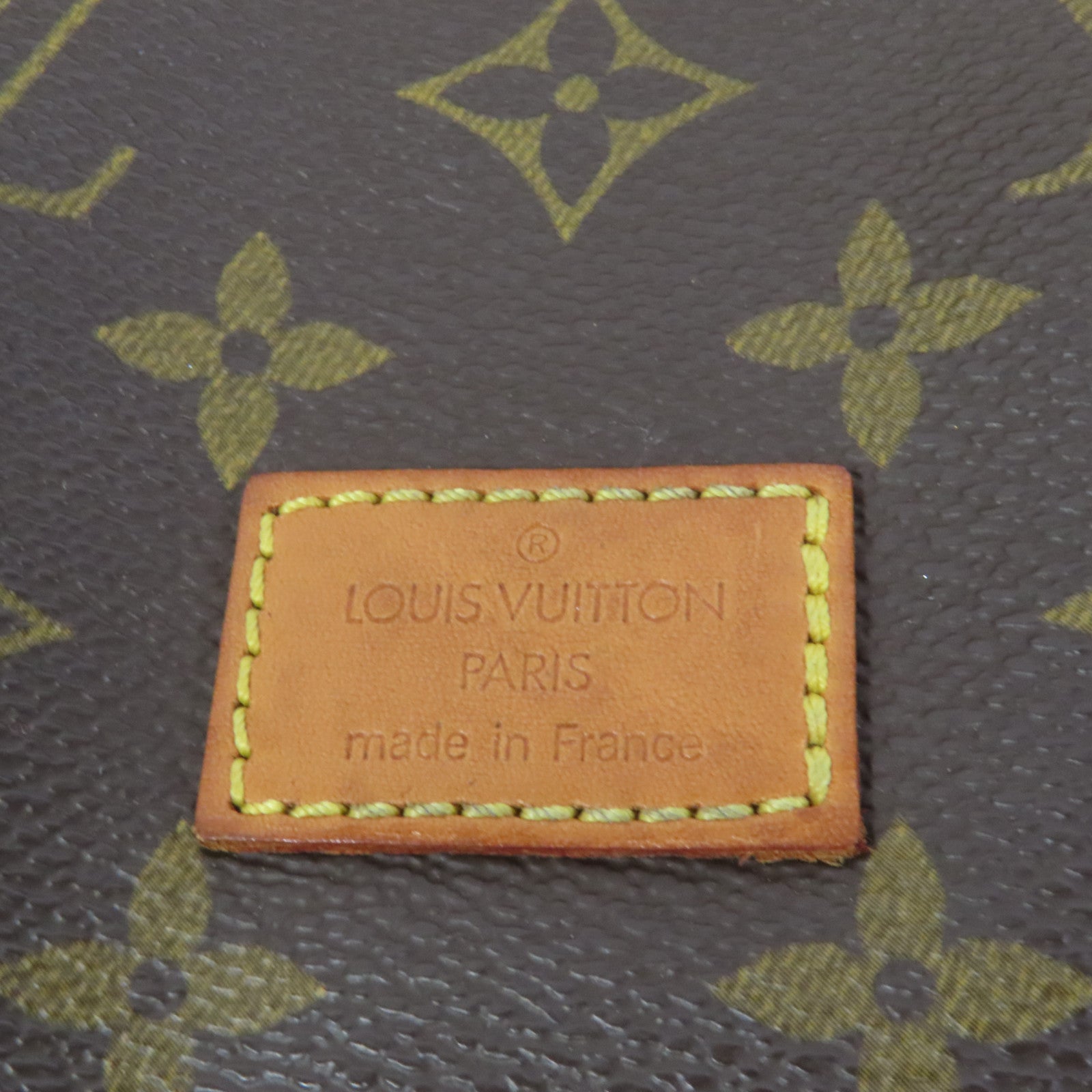 LOUIS VUITTON Monogram Saumur 30金扣肩背袋棕色