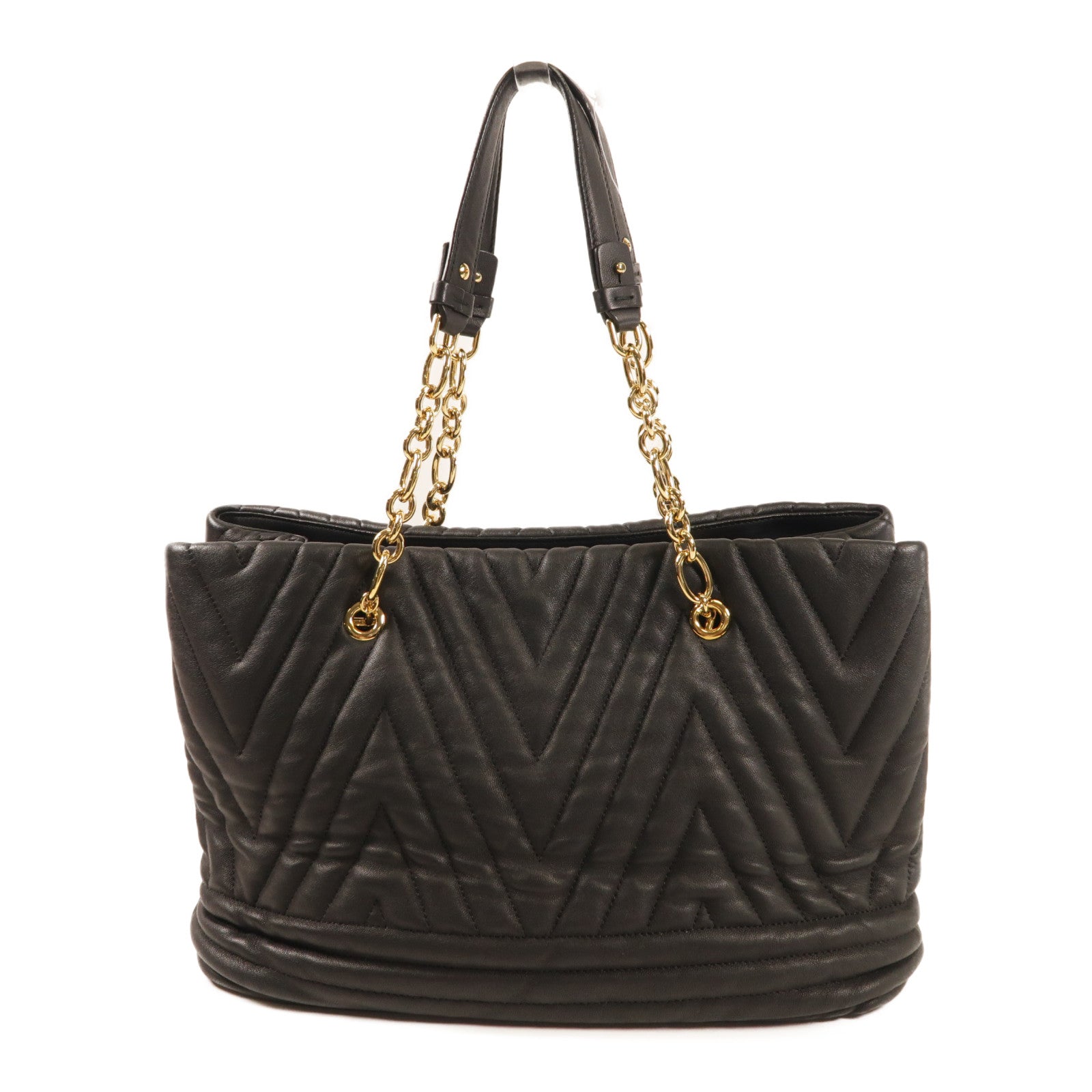 Salvatore Ferragamo 牛皮皮革Hand Bag金扣肩背袋