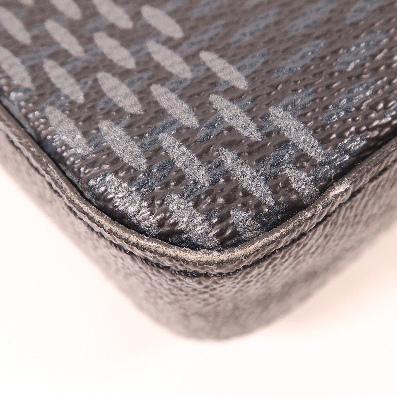 LOUIS VUITTON Damier Graphite Trio Messenger銀扣肩背袋