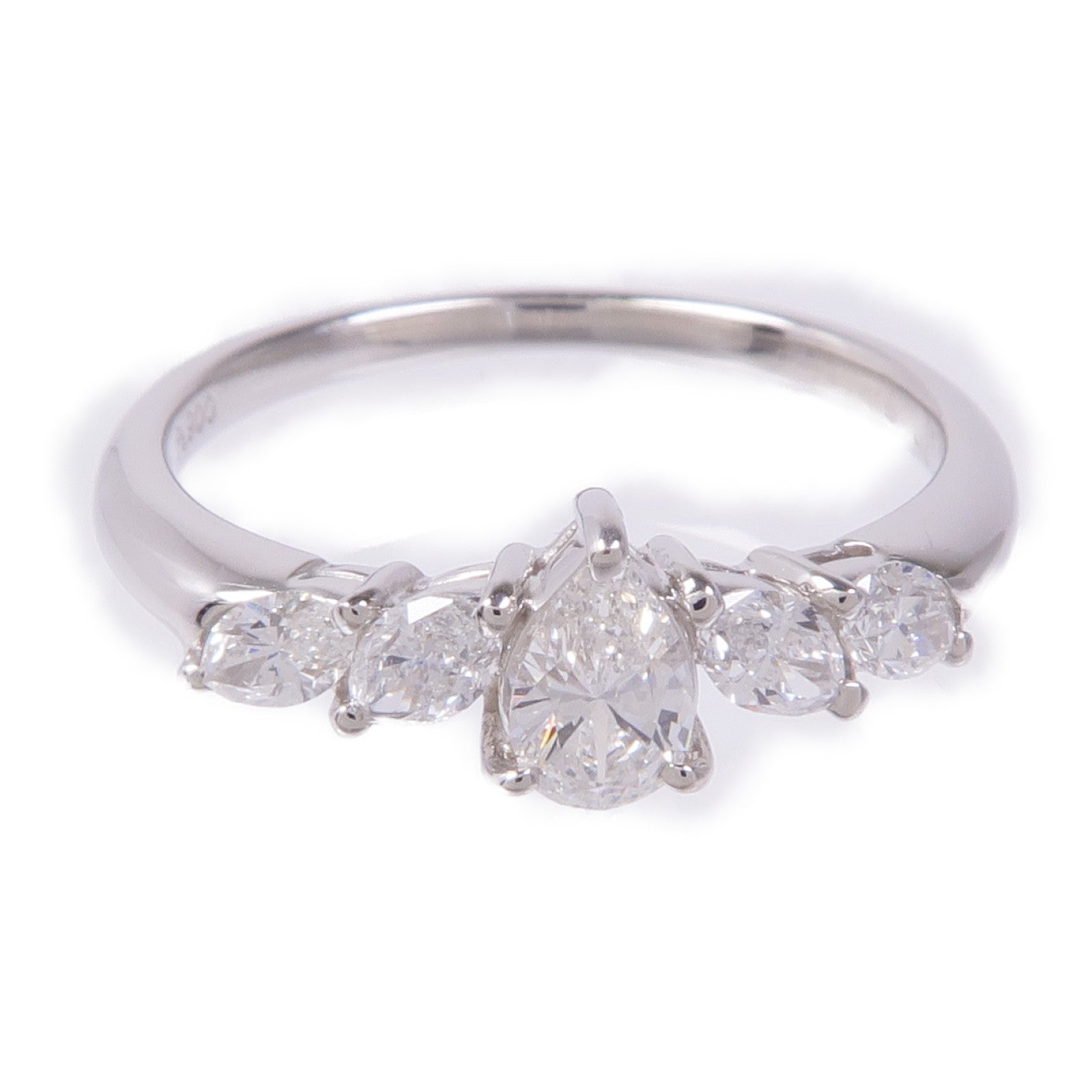 JEWELRY PT900鉑金Diamond Ring鑽石戒指US#5.25