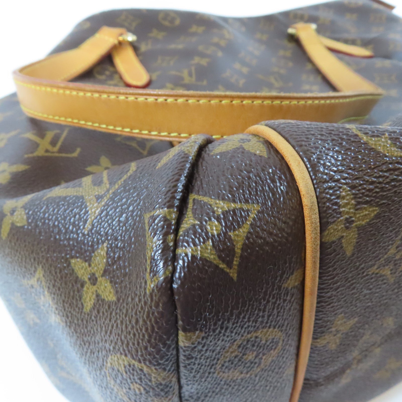 LOUIS VUITTON Monogram Totally GM Shoulder Bag金扣肩背袋啡色