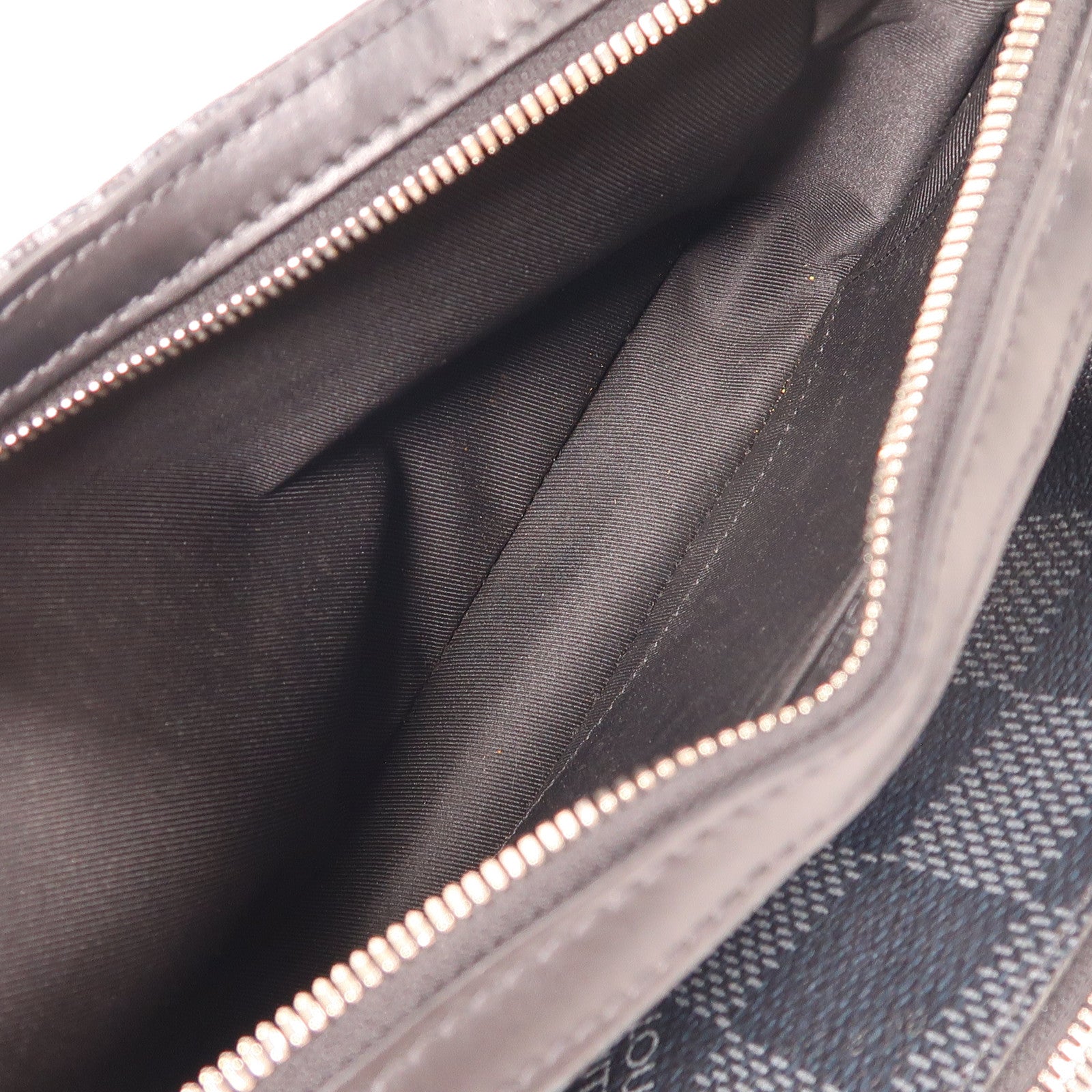 LOUIS VUITTON Damier Graphite Trio Messenger銀扣肩背袋