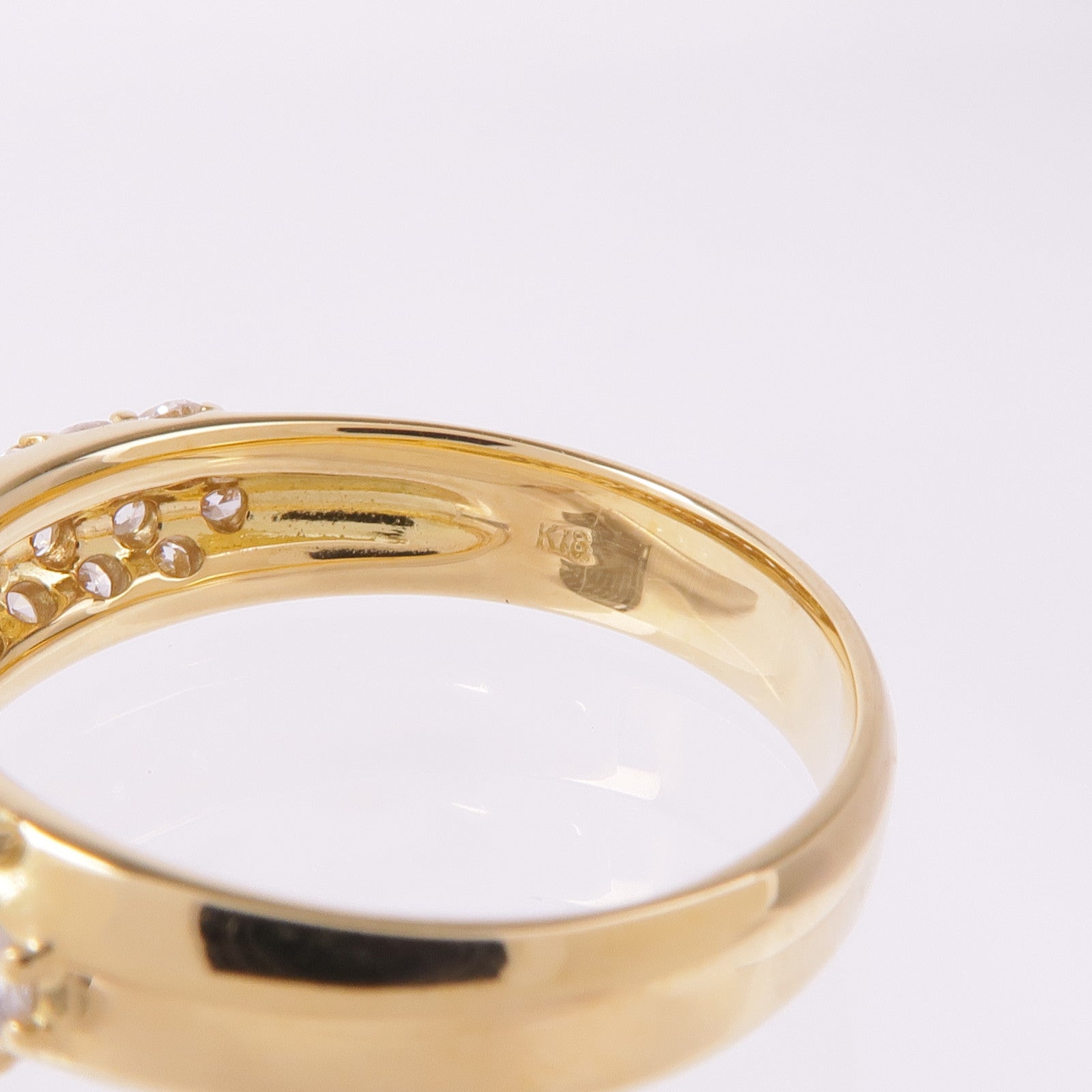 JEWELRY 18K黃金Diamond Ring鑽石戒指US#7