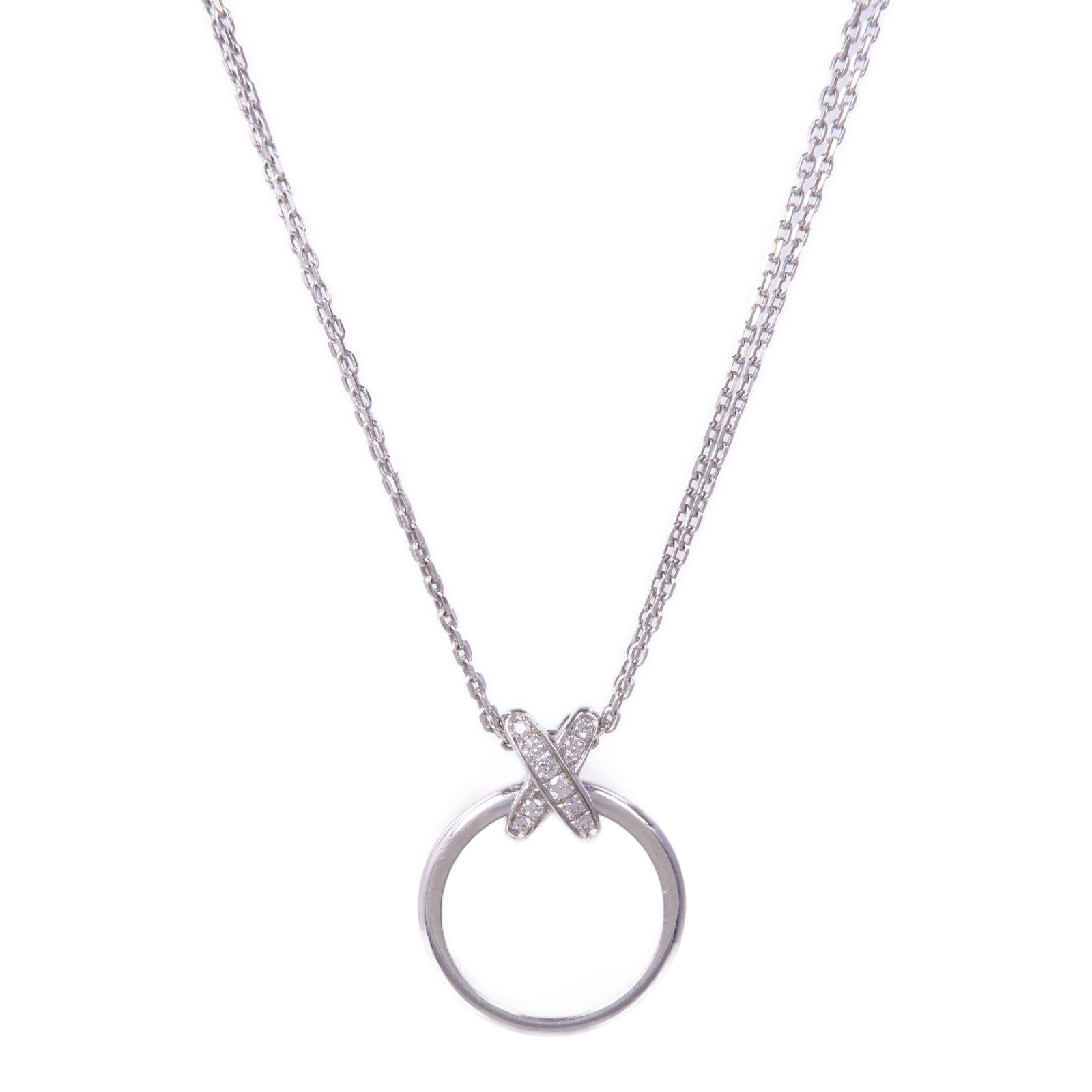 Chaumet 18K白金Diamond Necklace鑽石項鍊