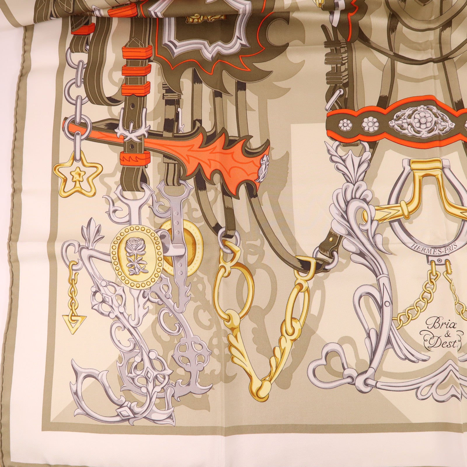 HERMES 絲質Scarf 90X90絲巾