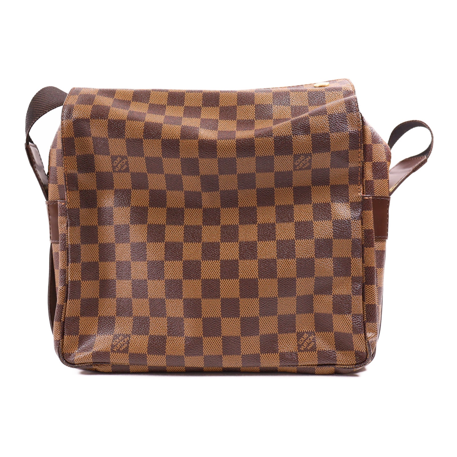 LOUIS VUITTON 【激減優惠】Damier Naviglio金扣肩背袋