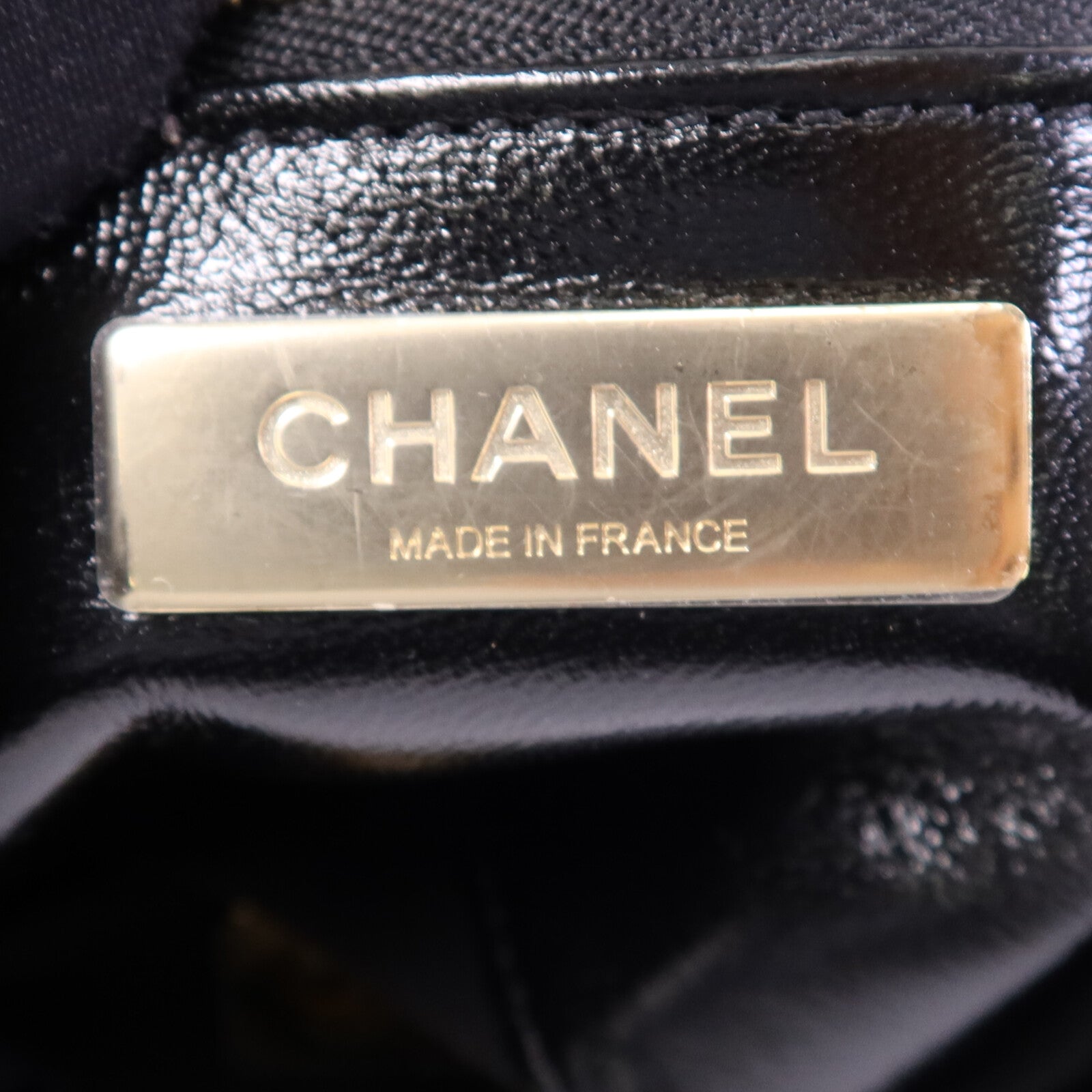 CHANEL 牛皮皮革Chanel 31金扣鏈帶肩背袋