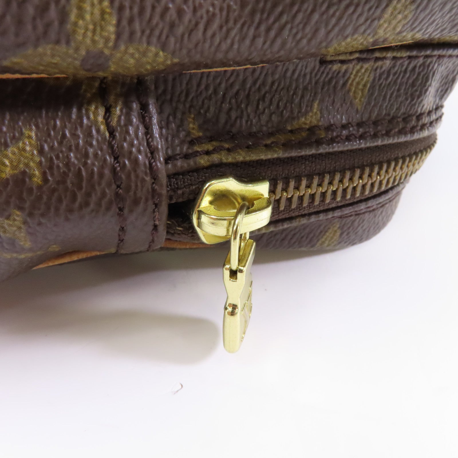 LOUIS VUITTON Monogram Amazon金扣肩背袋啡色