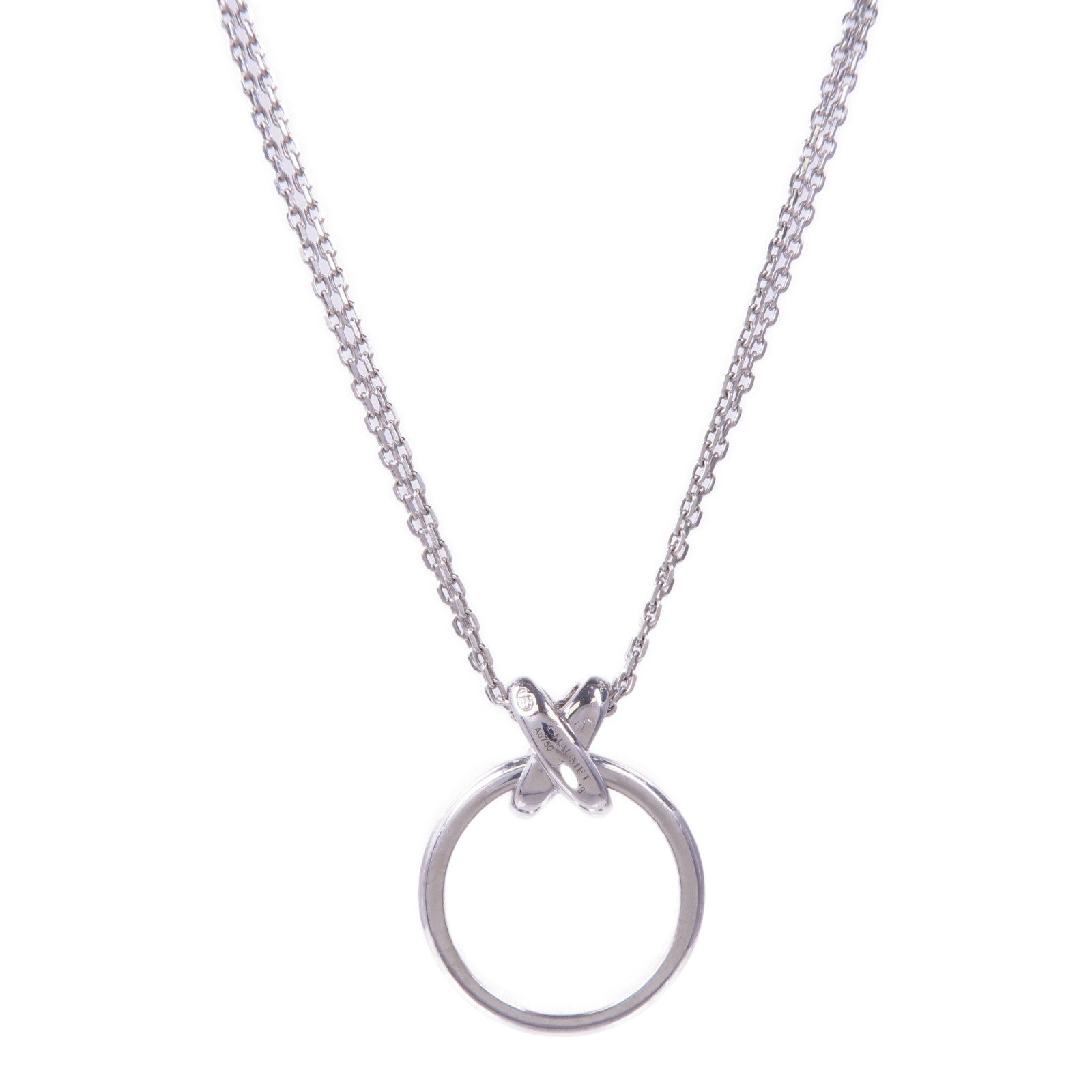 Chaumet 18K白金Diamond Necklace鑽石項鍊
